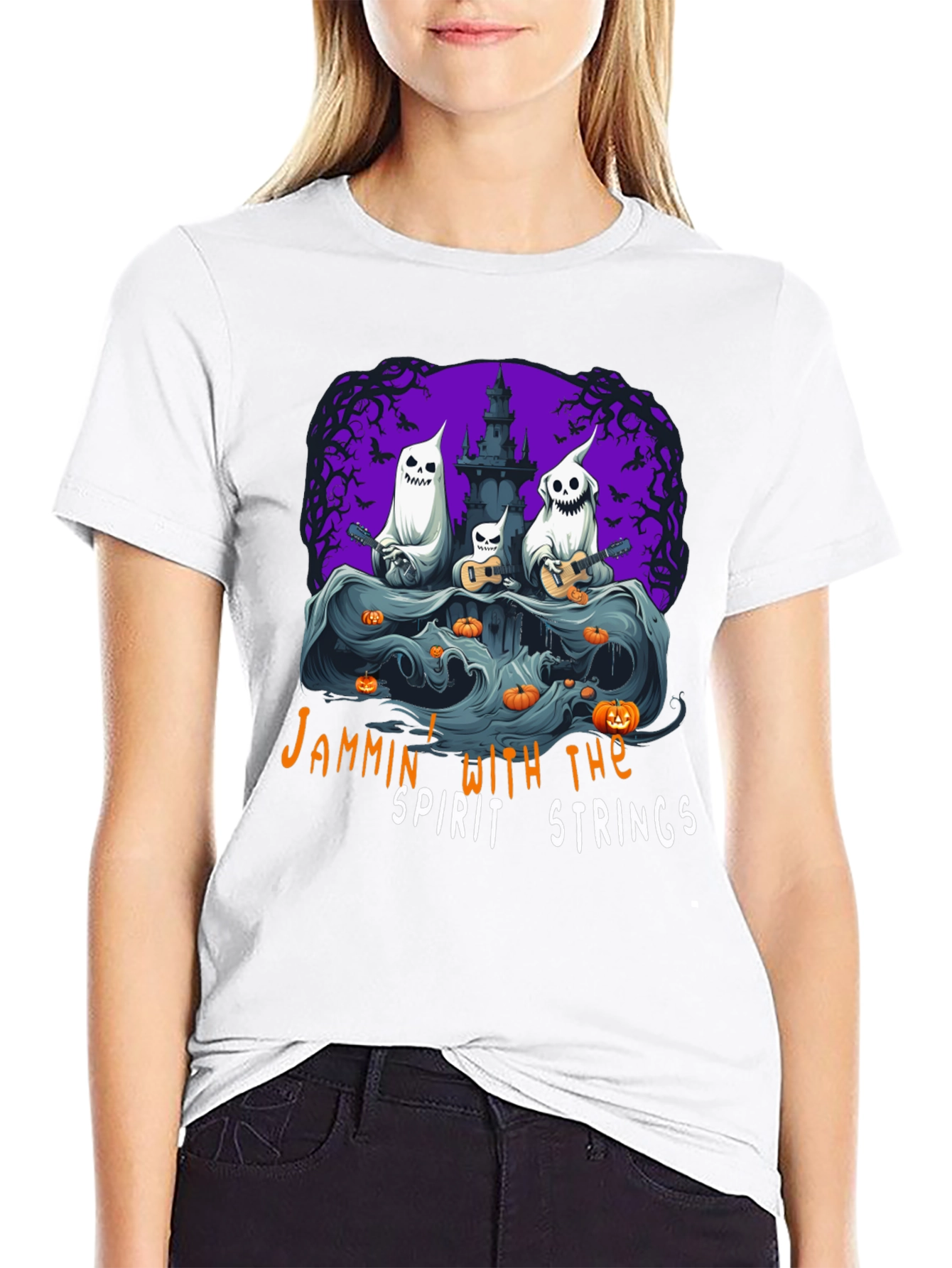 Jammin Ghost Band Halloween T-Shirt