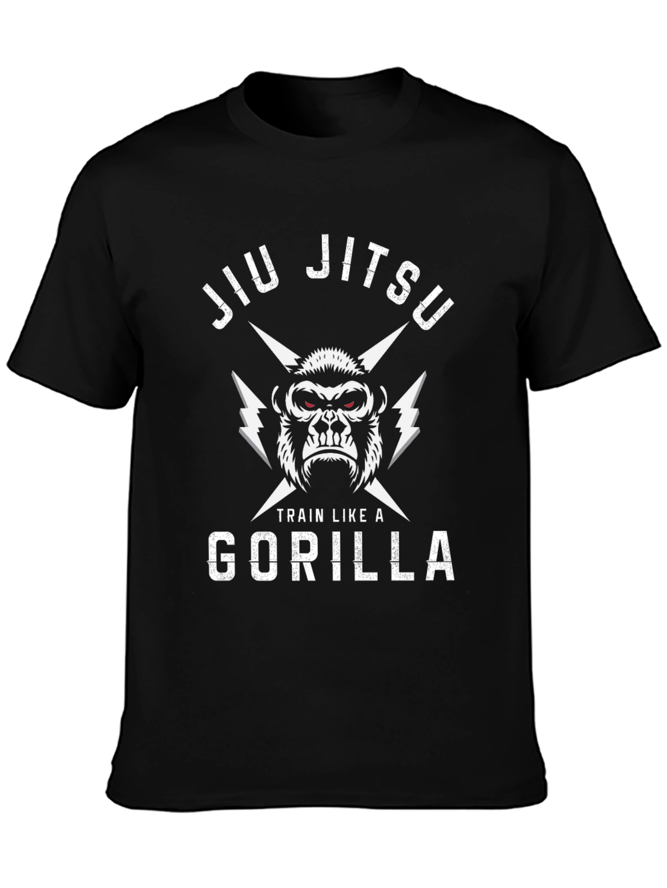 Jiu Jitsu Gorilla Black T-Shirt