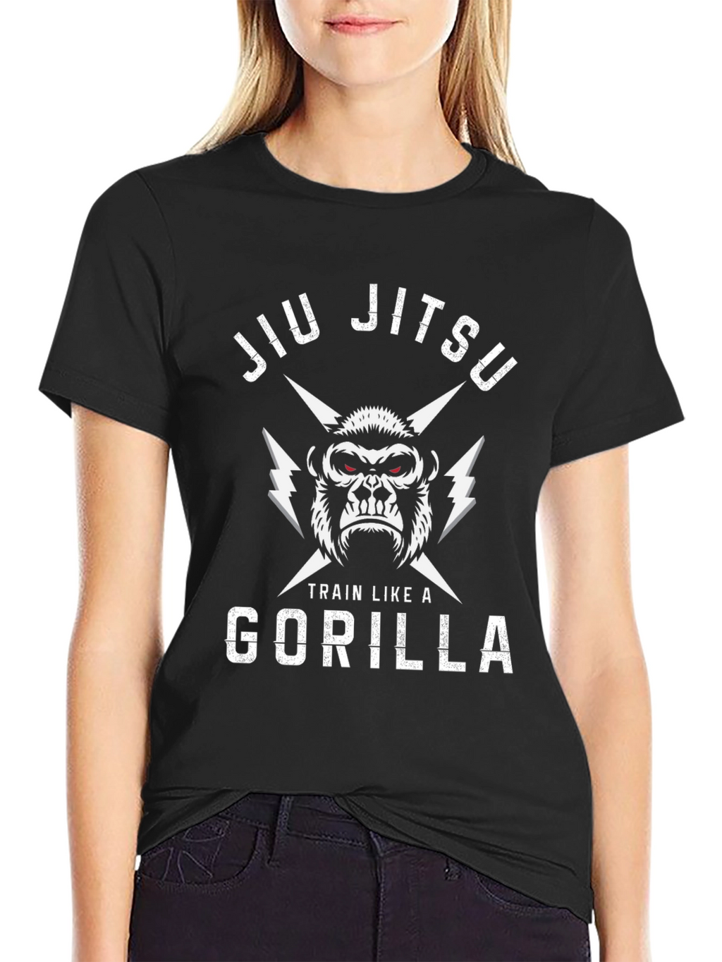 Jiu Jitsu Gorilla Black T-Shirt