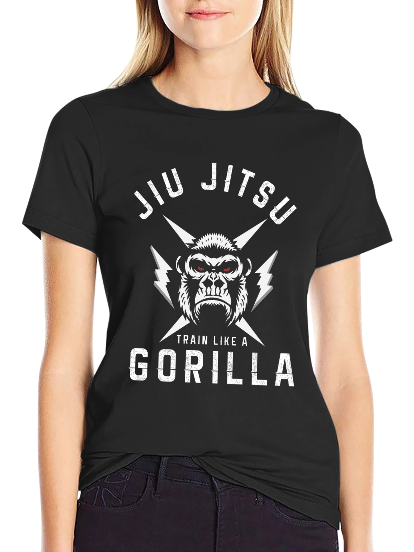 Jiu Jitsu Gorilla Black T-Shirt