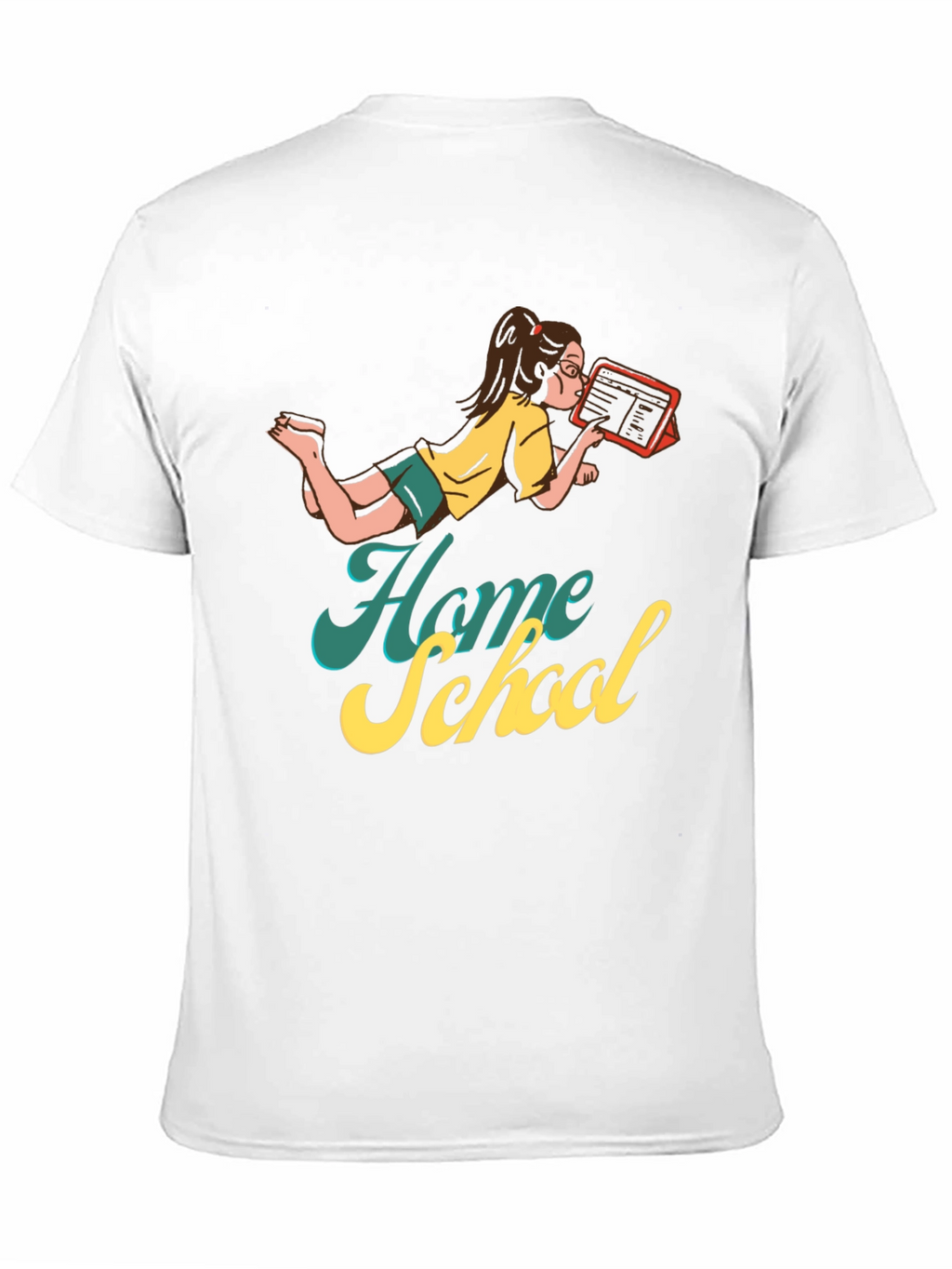 Home School T-Shirt Digital Learning Stylish Tee