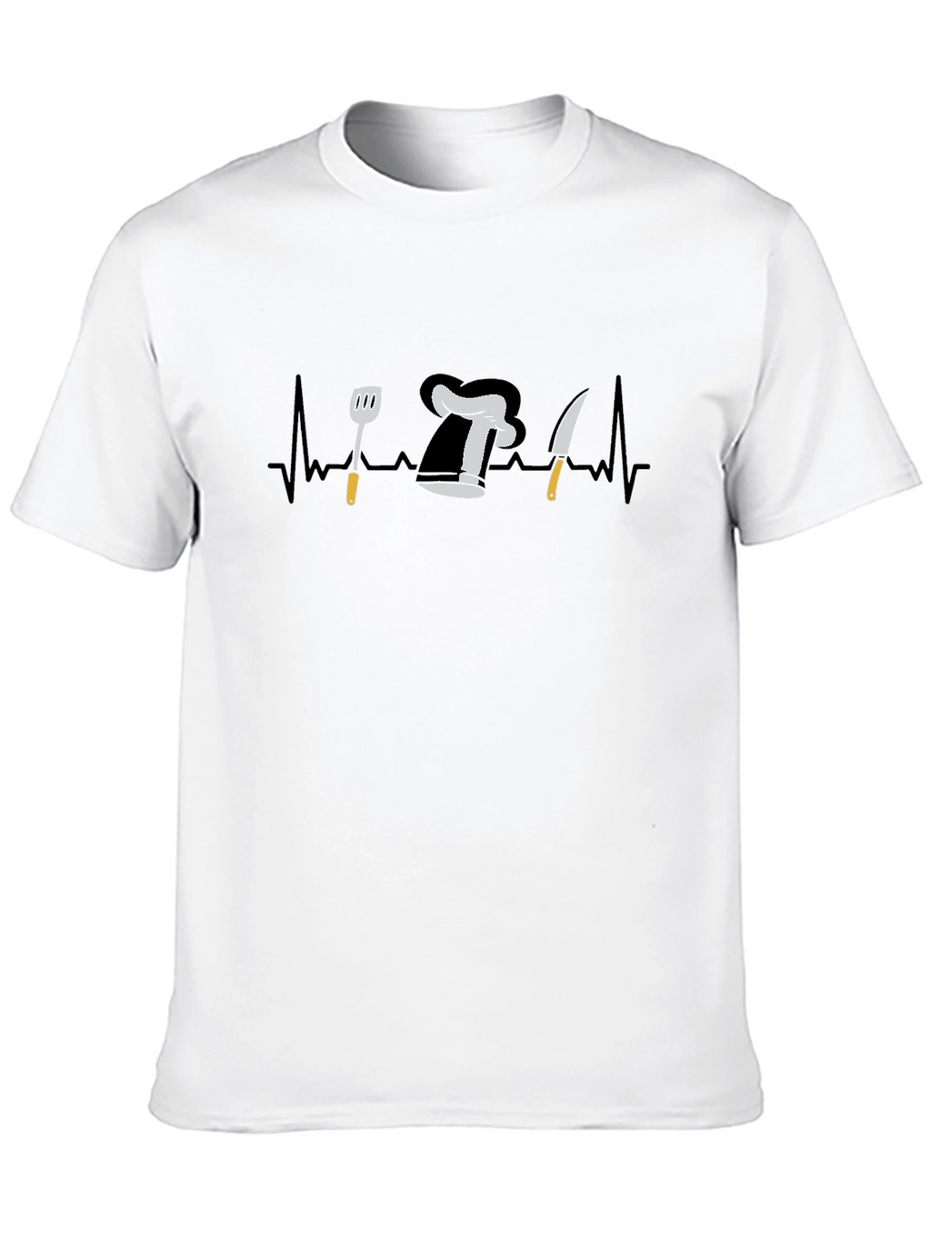 Chef Life Heartbeat T-Shirt - Culinary Passion