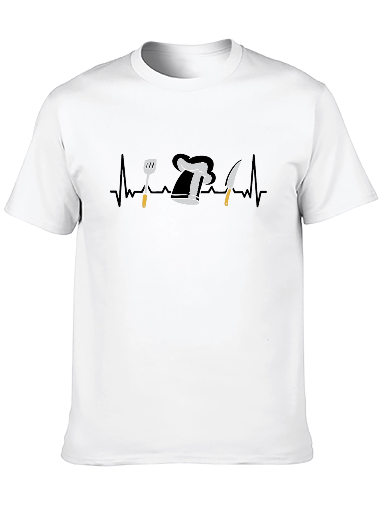 Chef Life Heartbeat T-Shirt - Culinary Passion