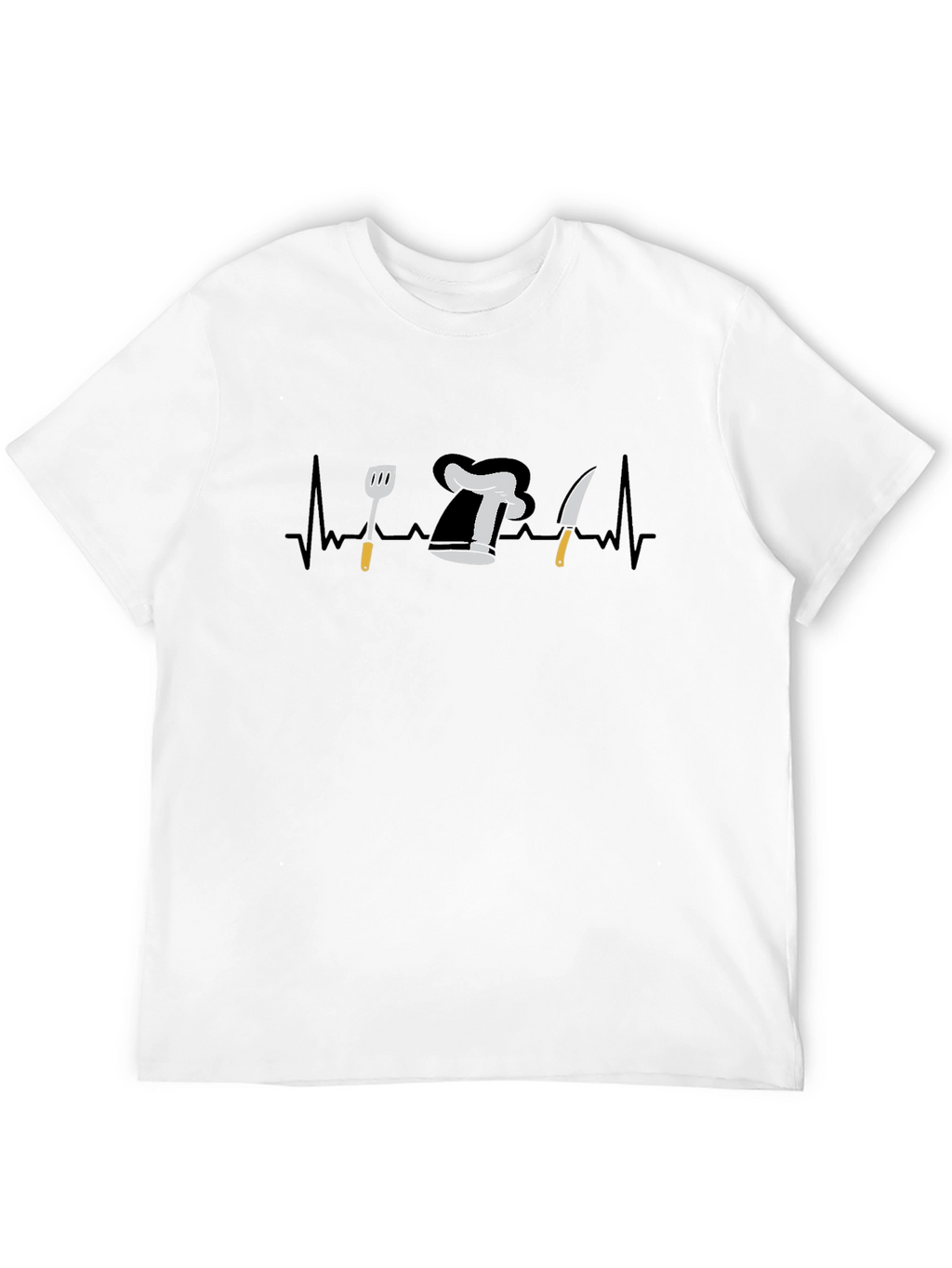 Chef Life Heartbeat T-Shirt - Culinary Passion