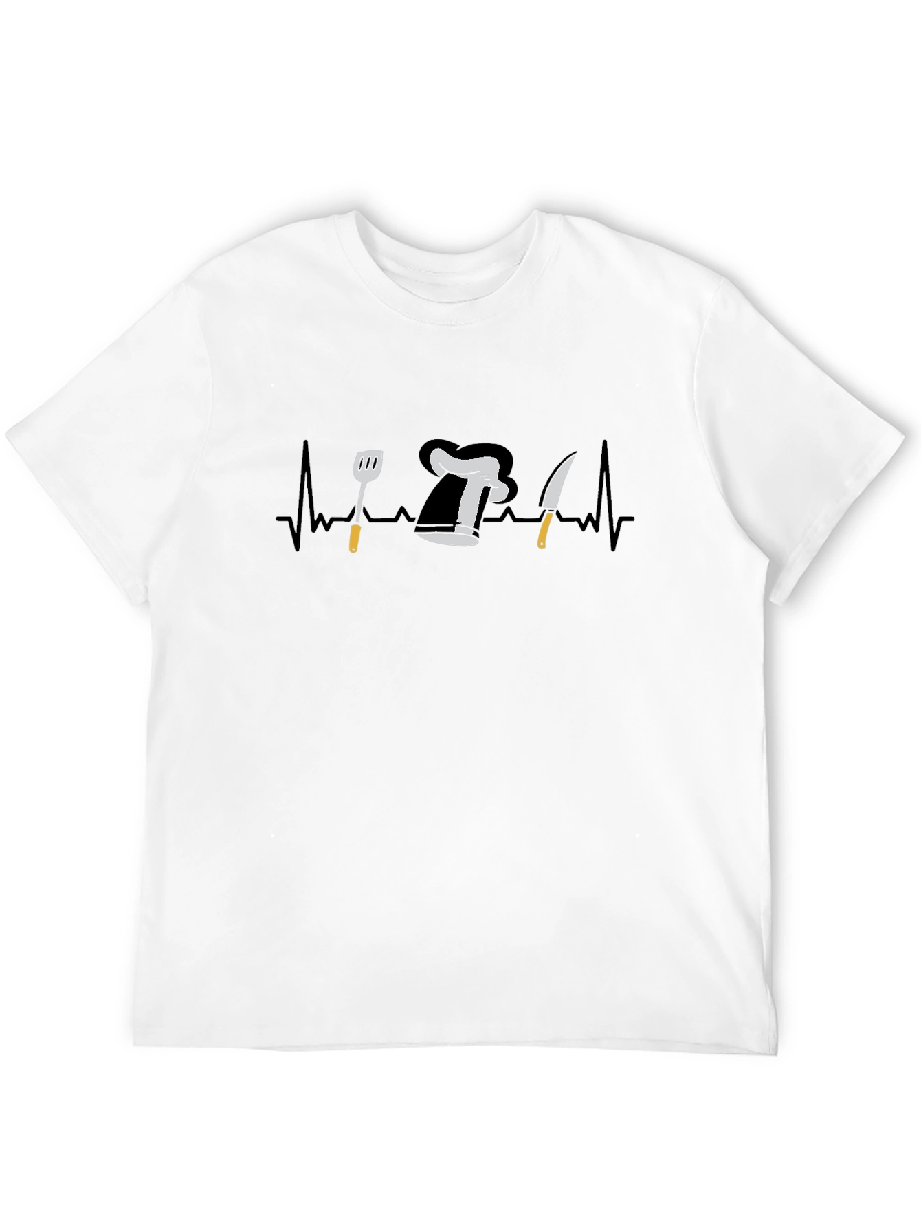 Chef Life Heartbeat T-Shirt - Culinary Passion