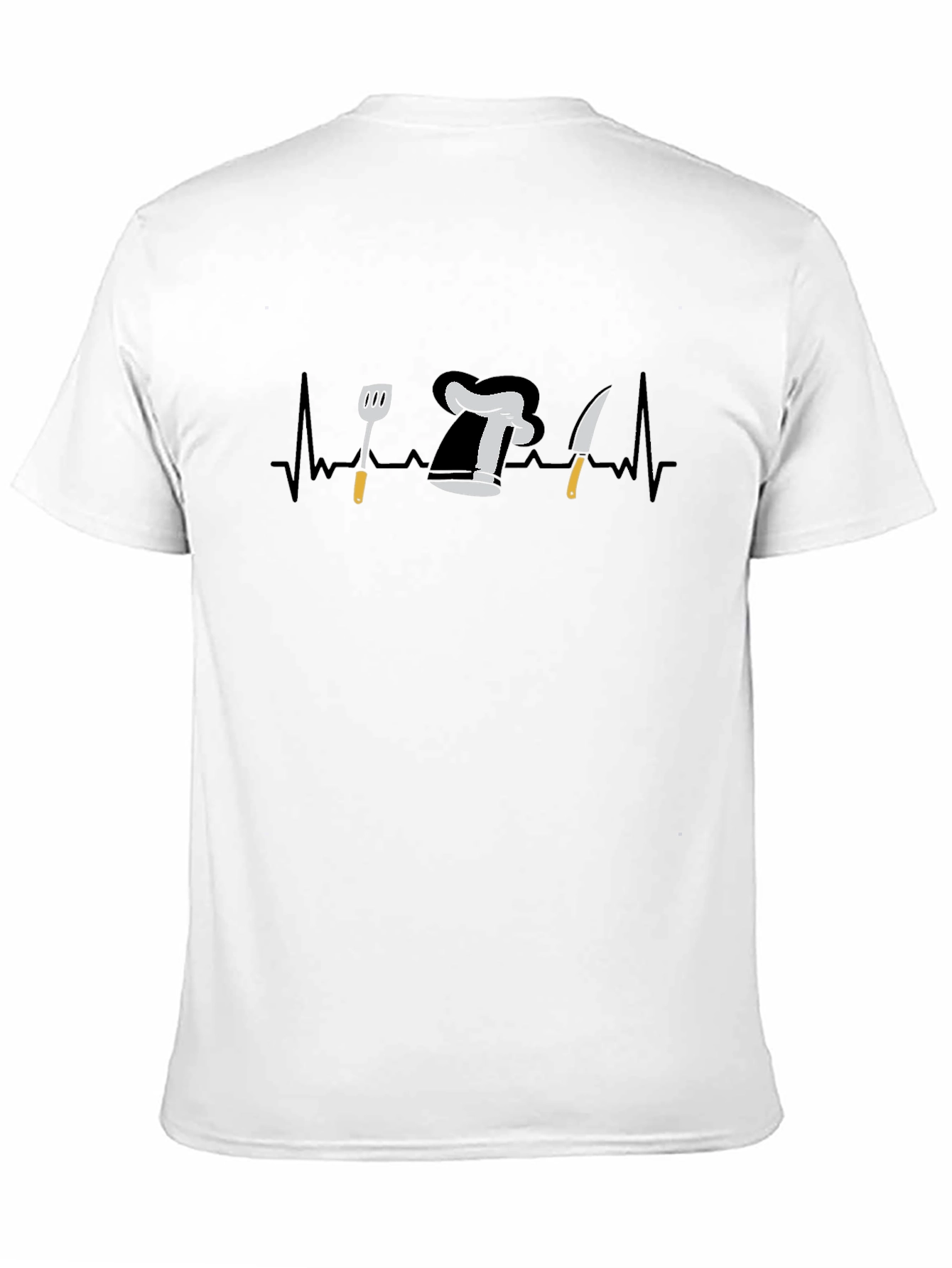 Chef Life Heartbeat T-Shirt - Culinary Passion