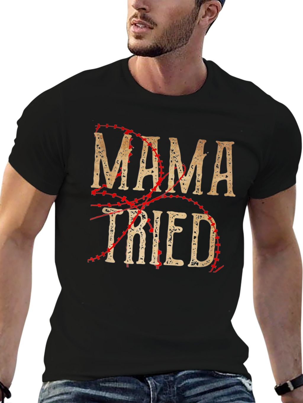 Mama Tried Baseball Style T-Shirt