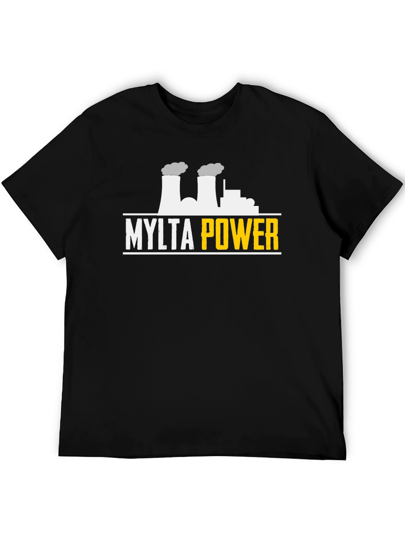 Mylta Power Plant Black T-Shirt
