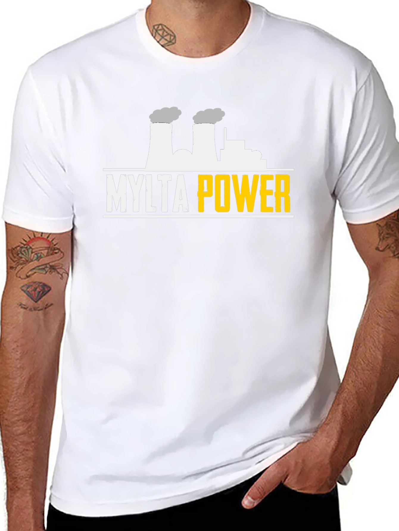Mylta Power Plant Black T-Shirt