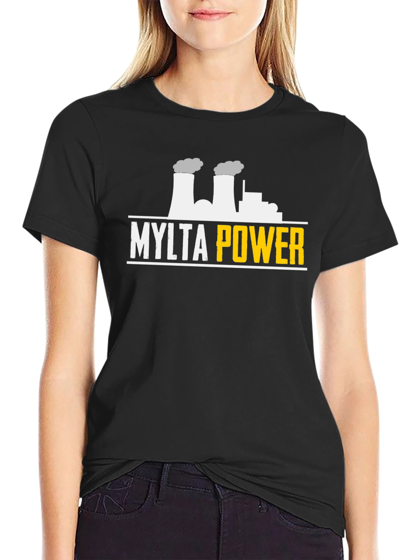 Mylta Power Plant Black T-Shirt