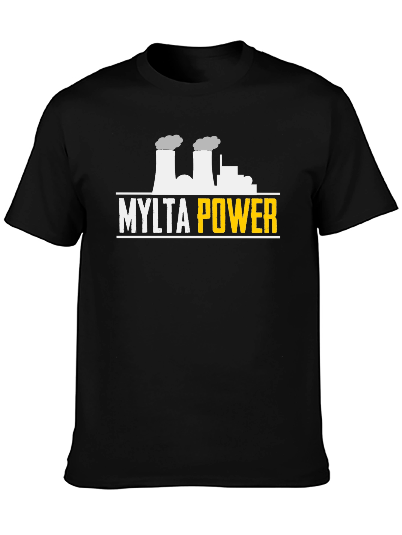 Mylta Power Plant Black T-Shirt