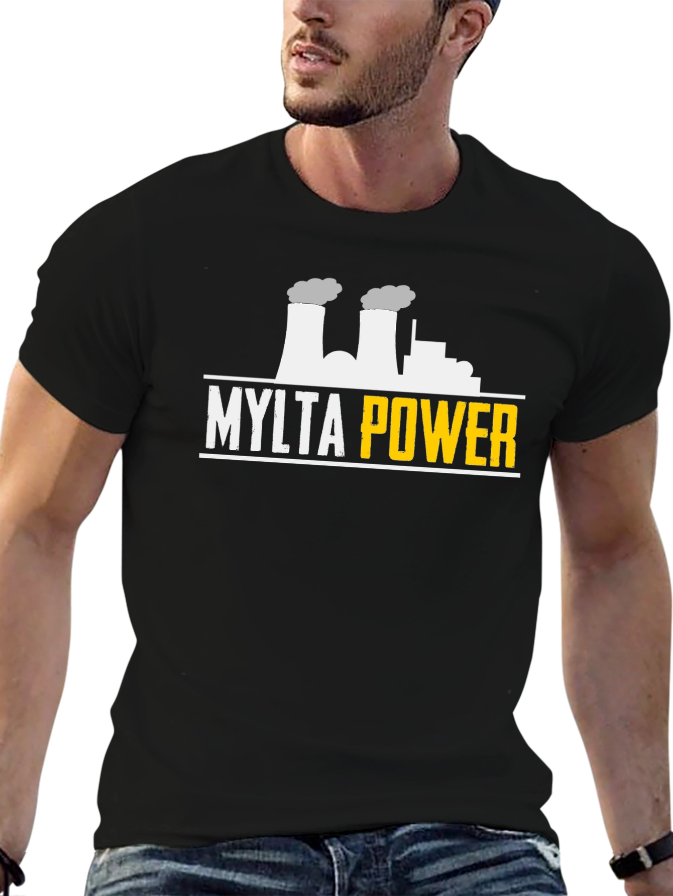 Mylta Power Plant Black T-Shirt