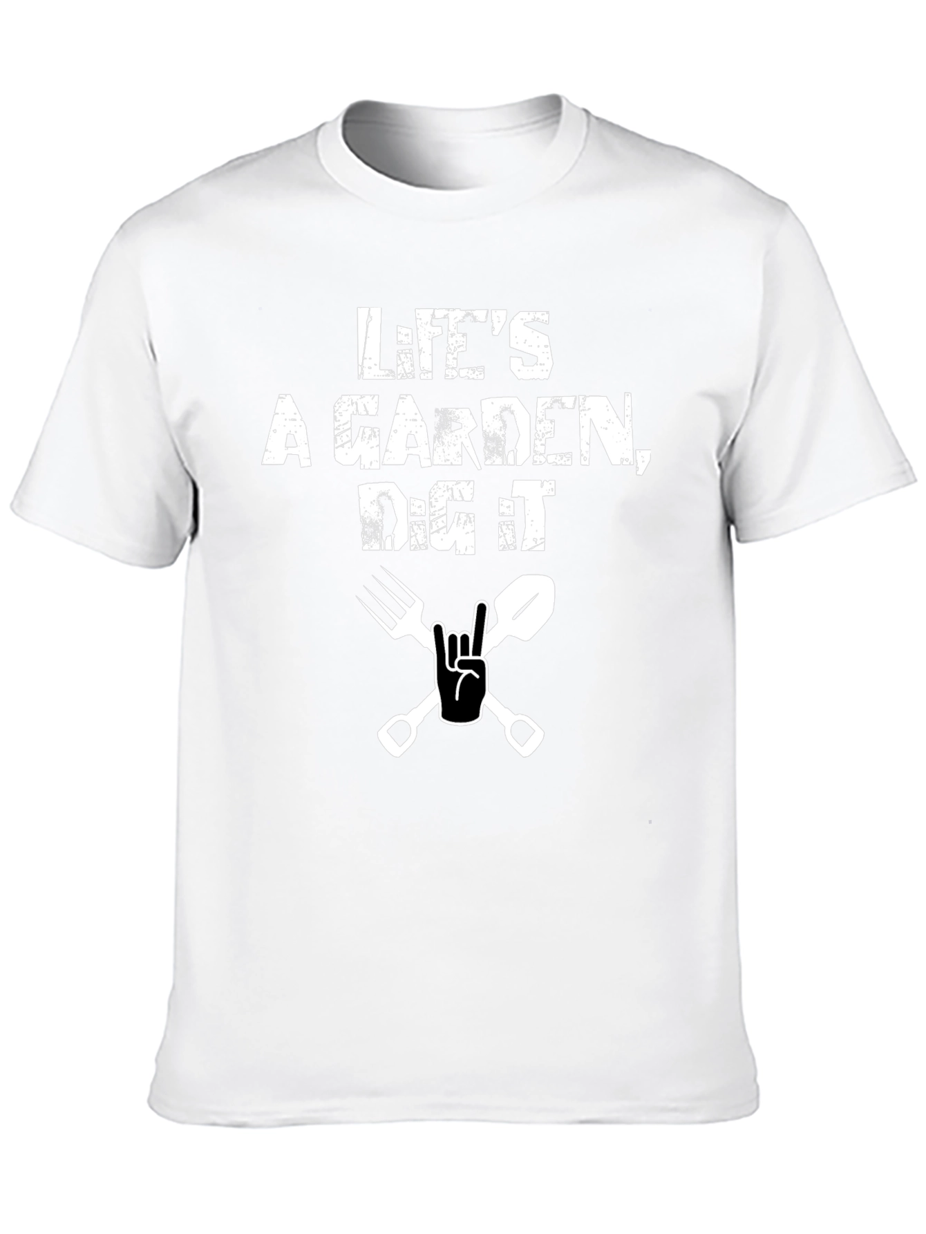 Lifes a Garden Dig It Black T-Shirt