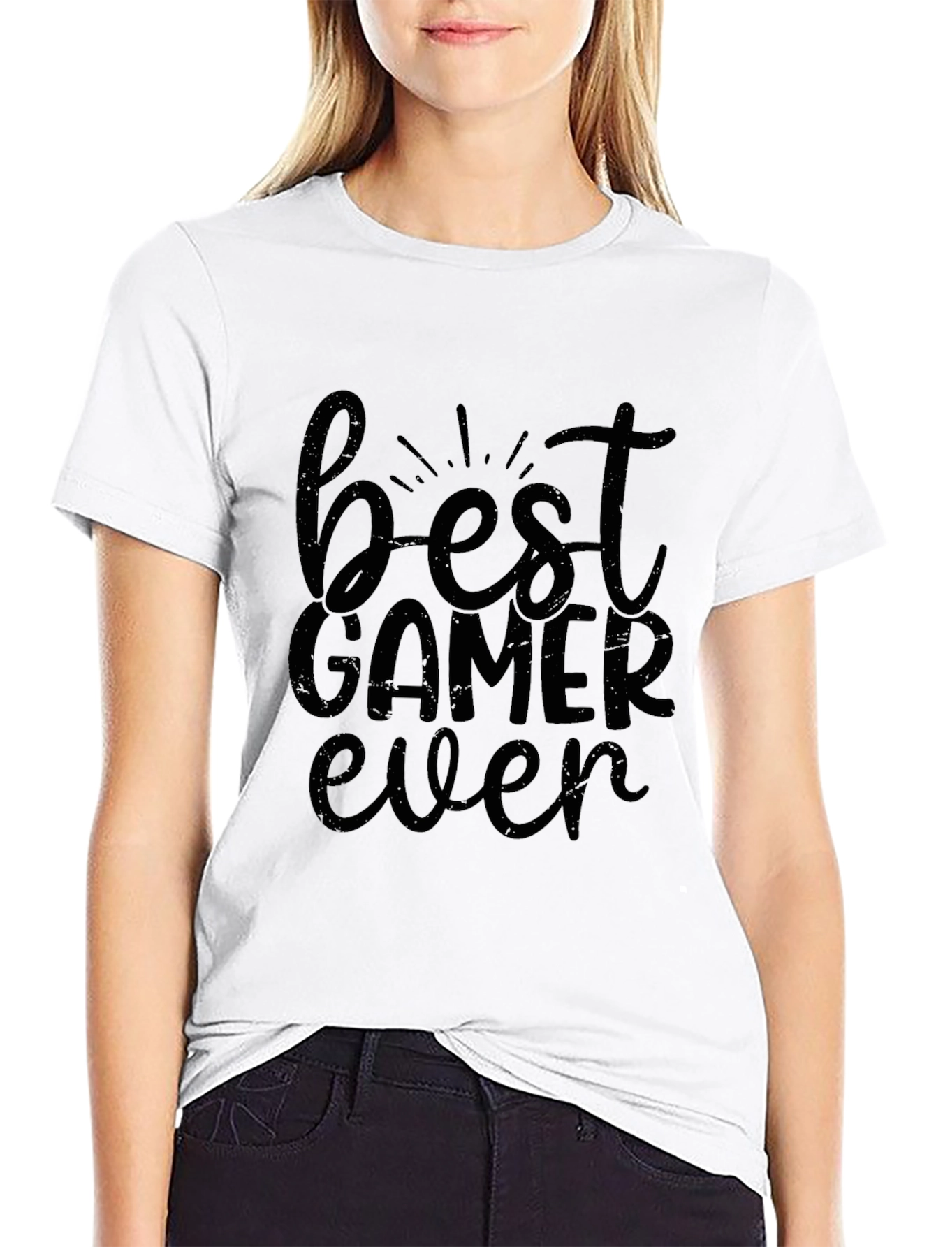 Best Gamer Ever - Black Graphic Tee