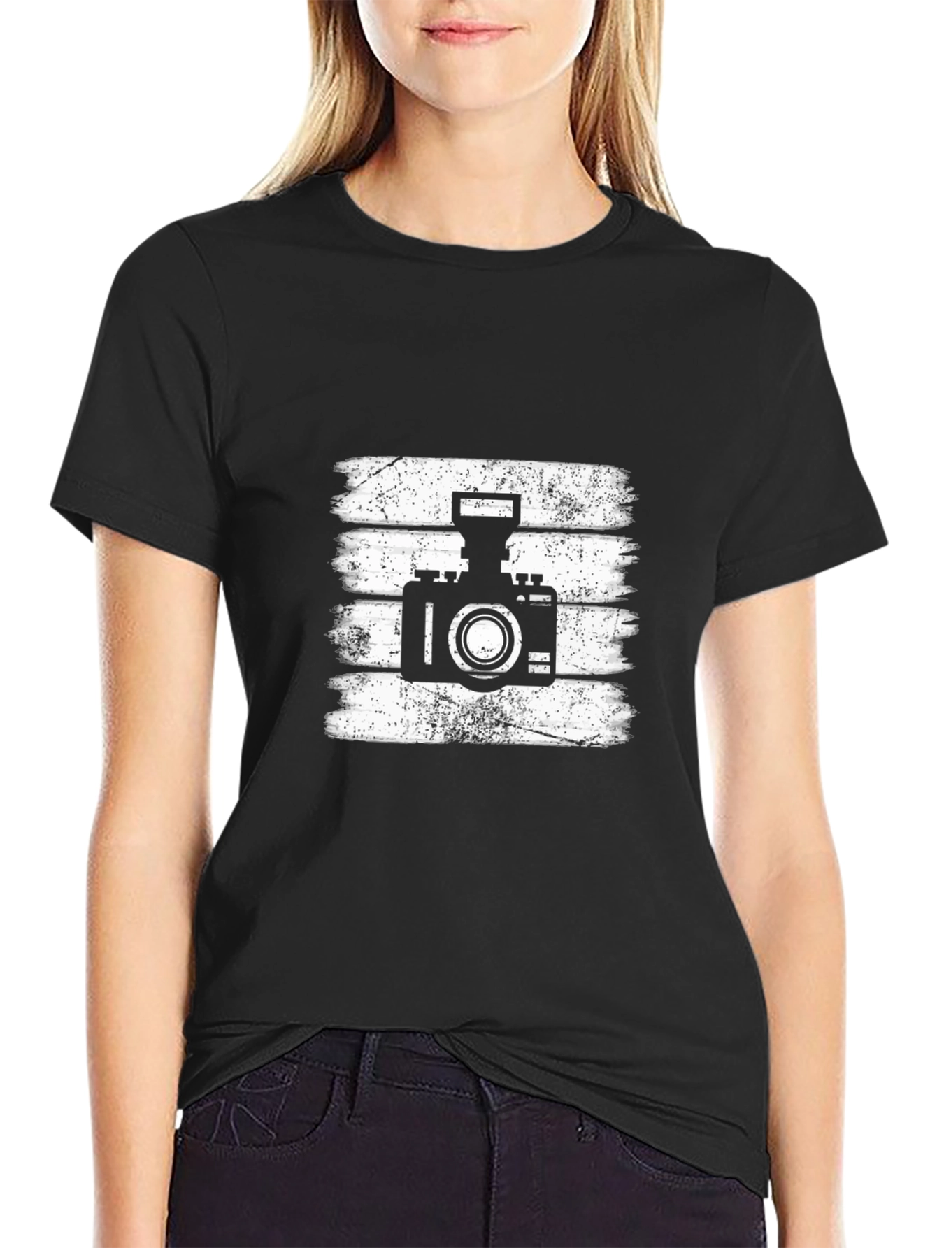 Camera Graphic Tee - Vintage Photography Shirt
