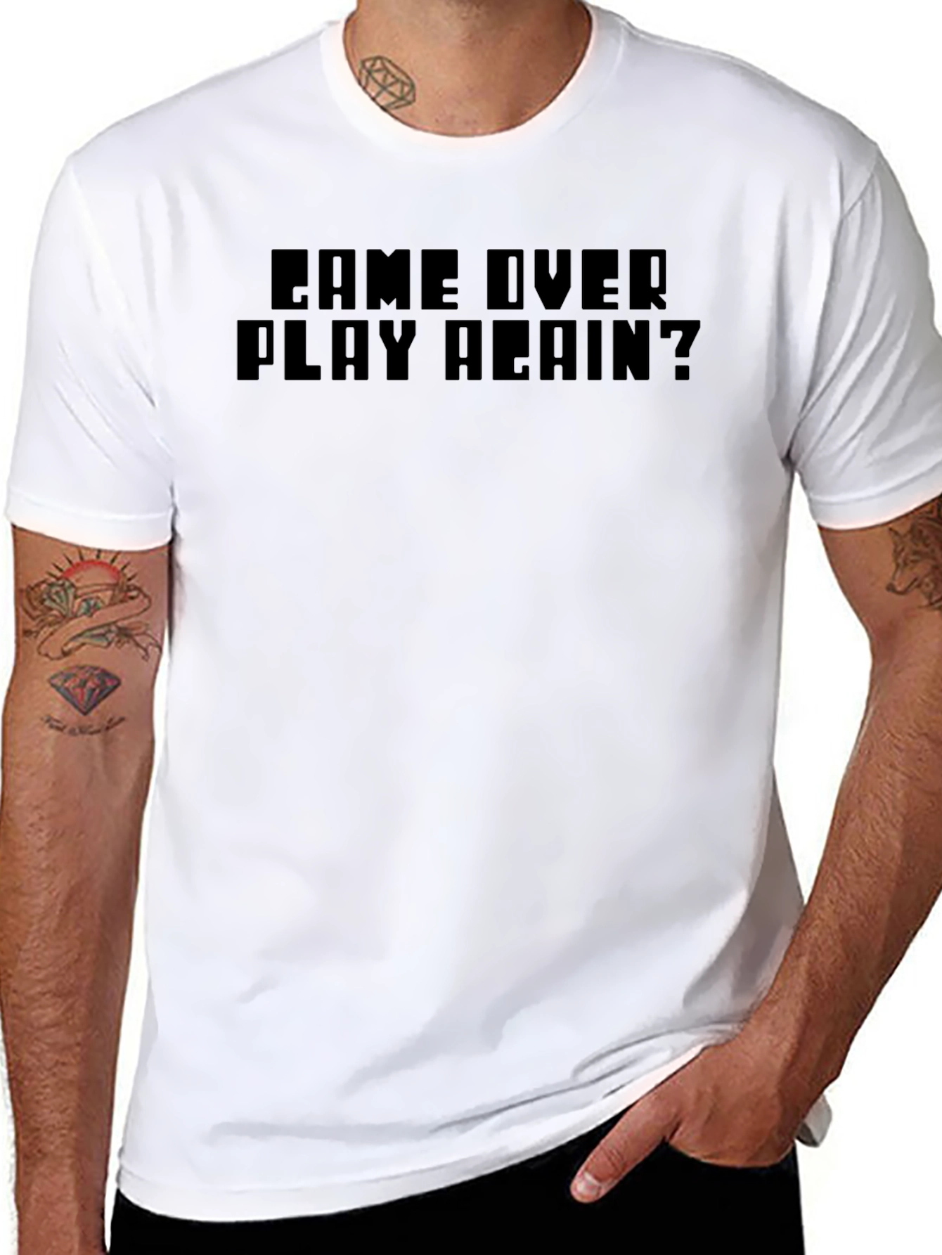 Game Over Play Again? Graphic T-Shirt