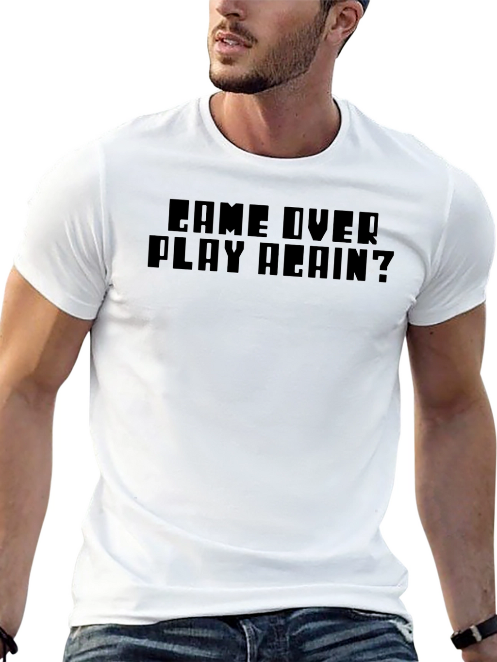 Game Over Play Again? Graphic T-Shirt