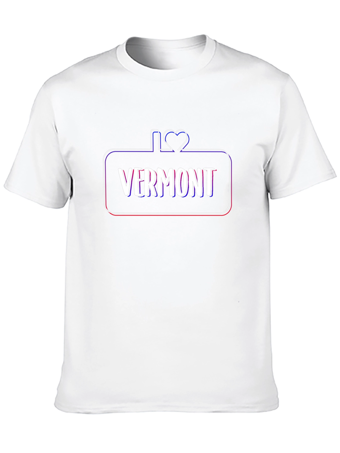 I Love Vermont Black T-Shirt