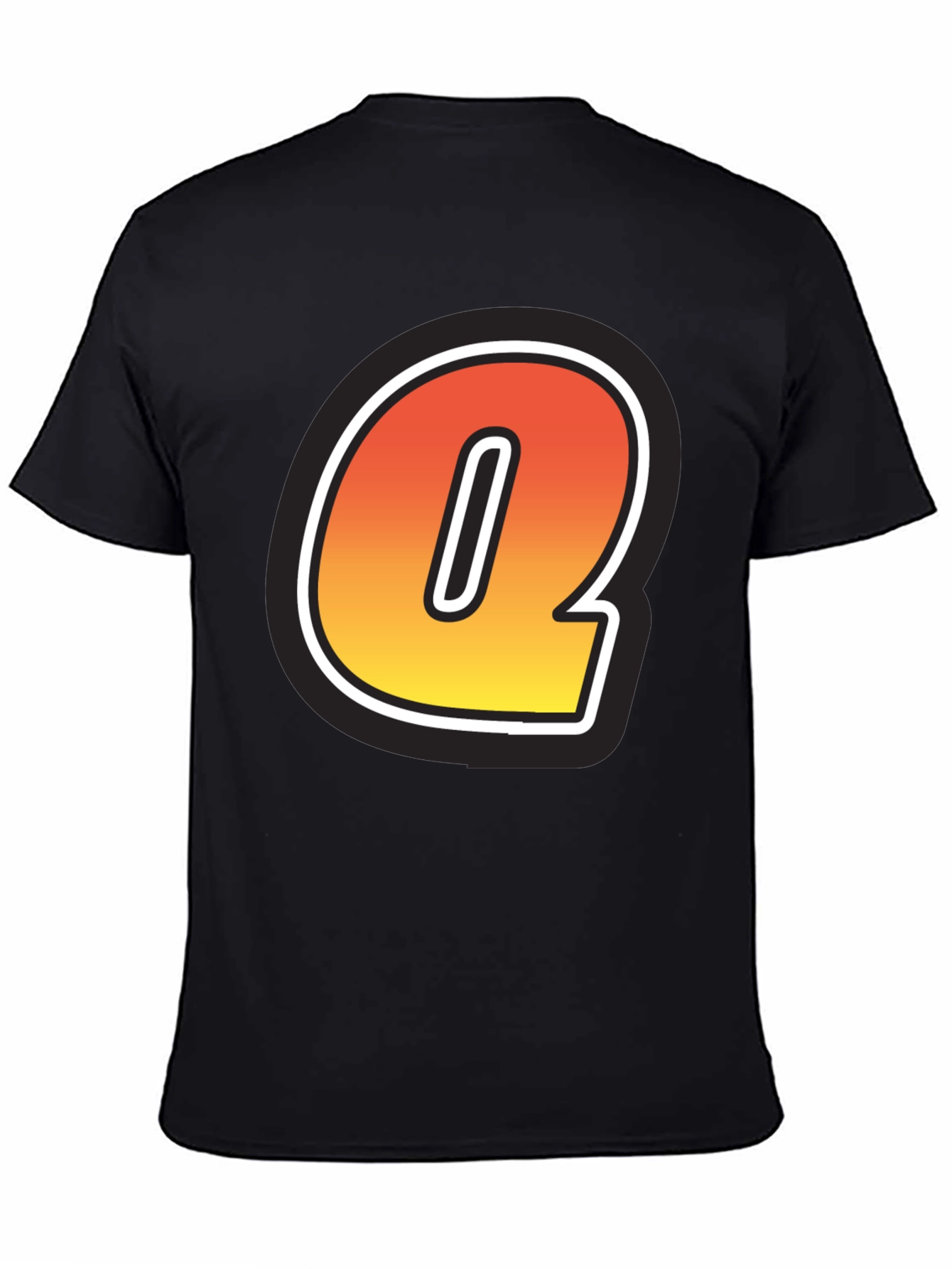 Letter Q Graphic Tee - Stylish Initial T-Shirt