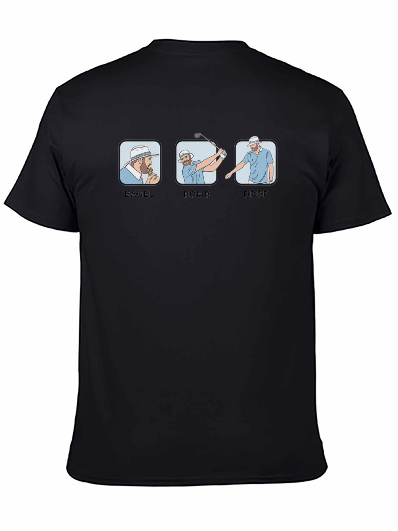 Golf Humor T-Shirt - Bagel Bomb Drop