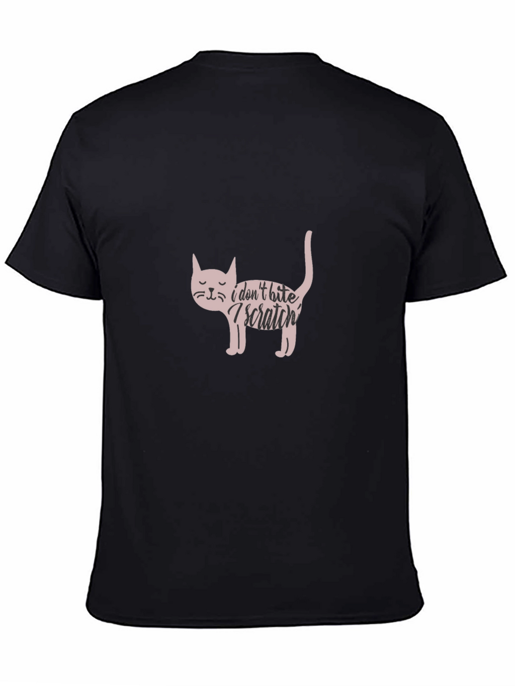 I Dont Bite I Scratch Cat T-Shirt