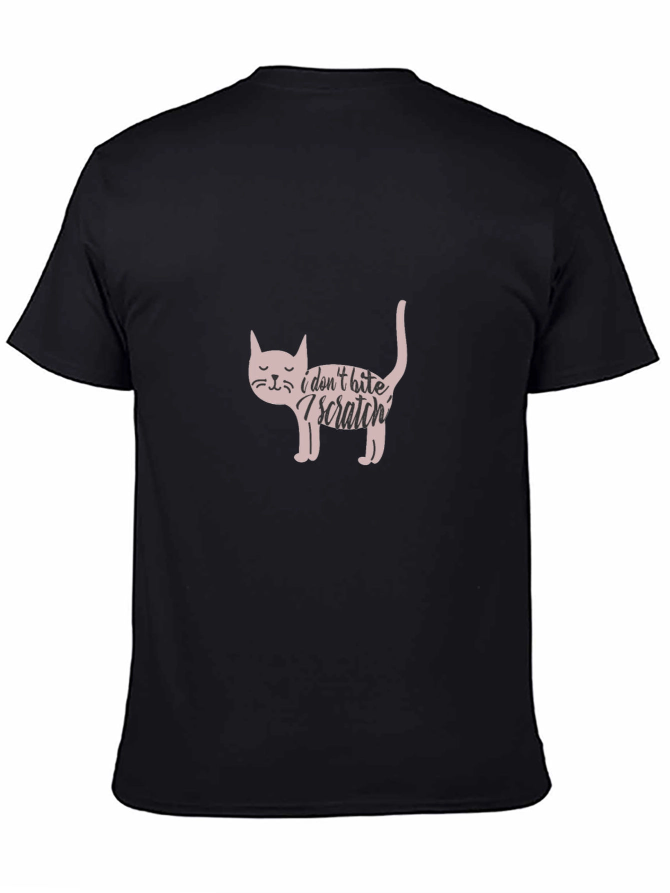 I Dont Bite I Scratch Cat T-Shirt