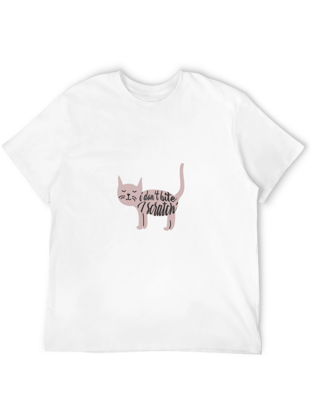 I Dont Bite I Scratch Cat T-Shirt