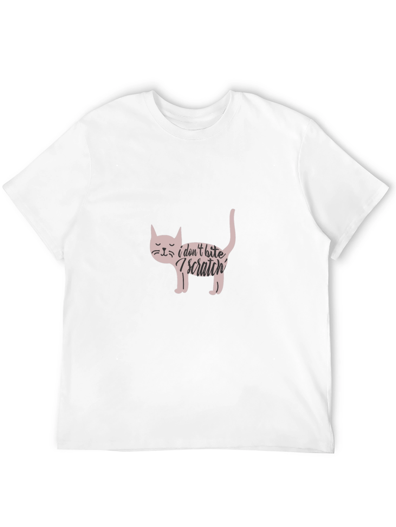 I Dont Bite I Scratch Cat T-Shirt