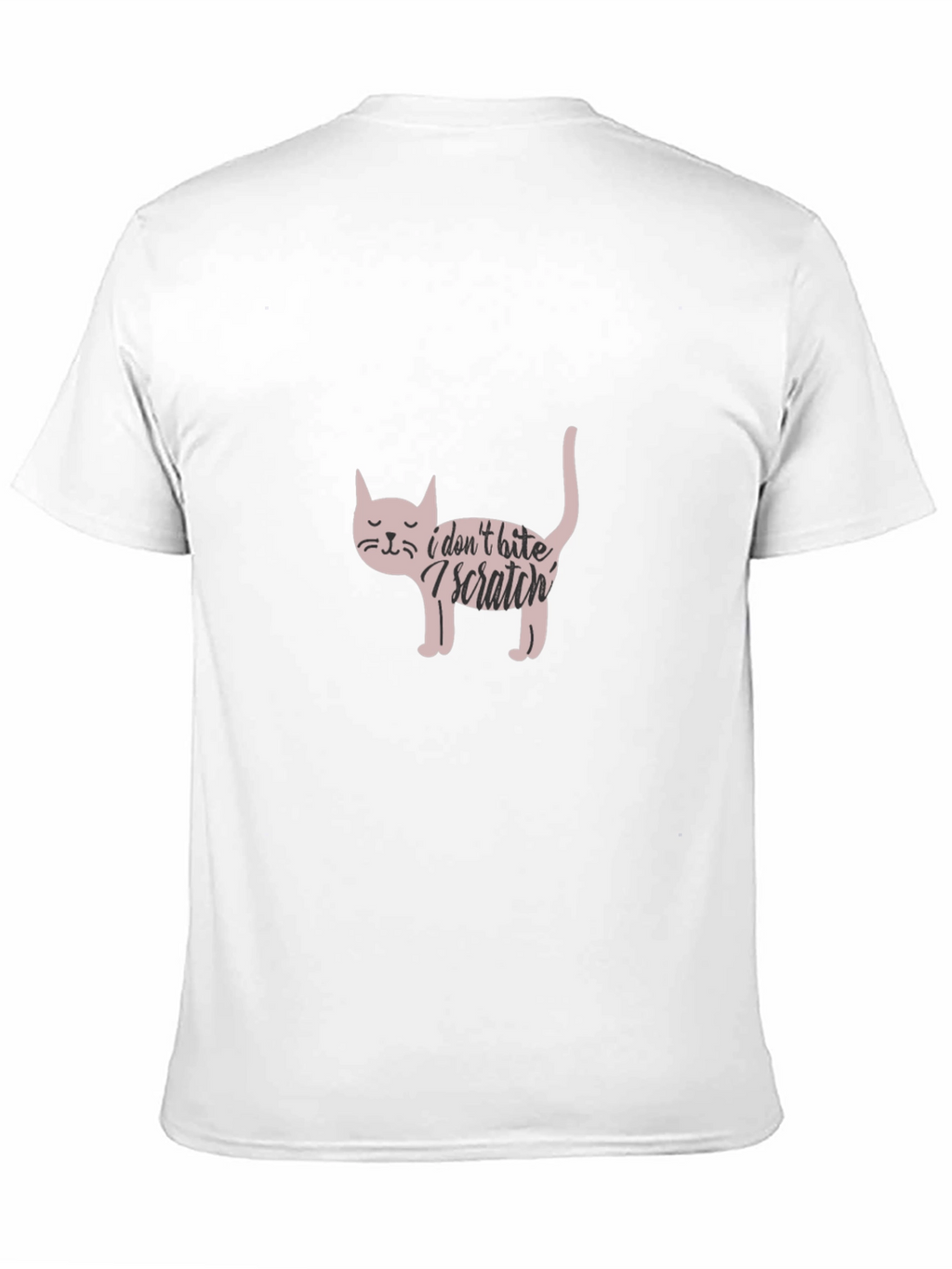 I Dont Bite I Scratch Cat T-Shirt