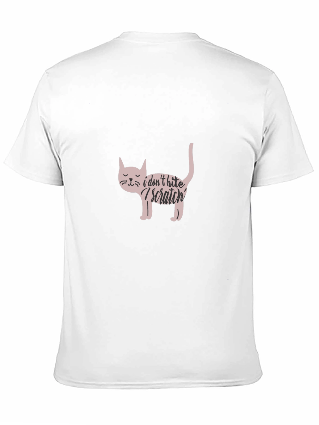 I Dont Bite I Scratch Cat T-Shirt