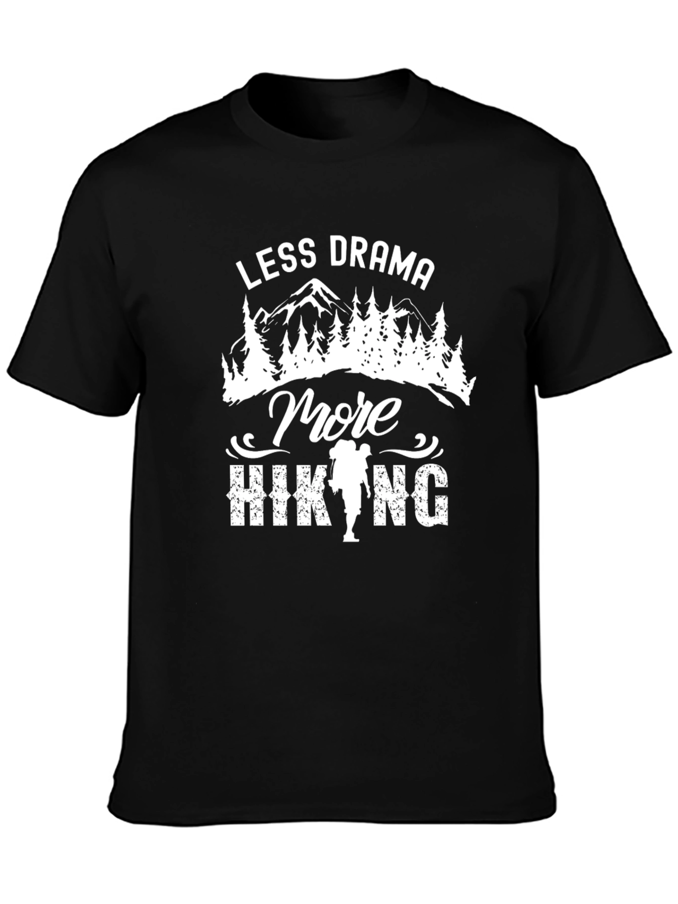 Less Drama More Hiking Graphic Tee