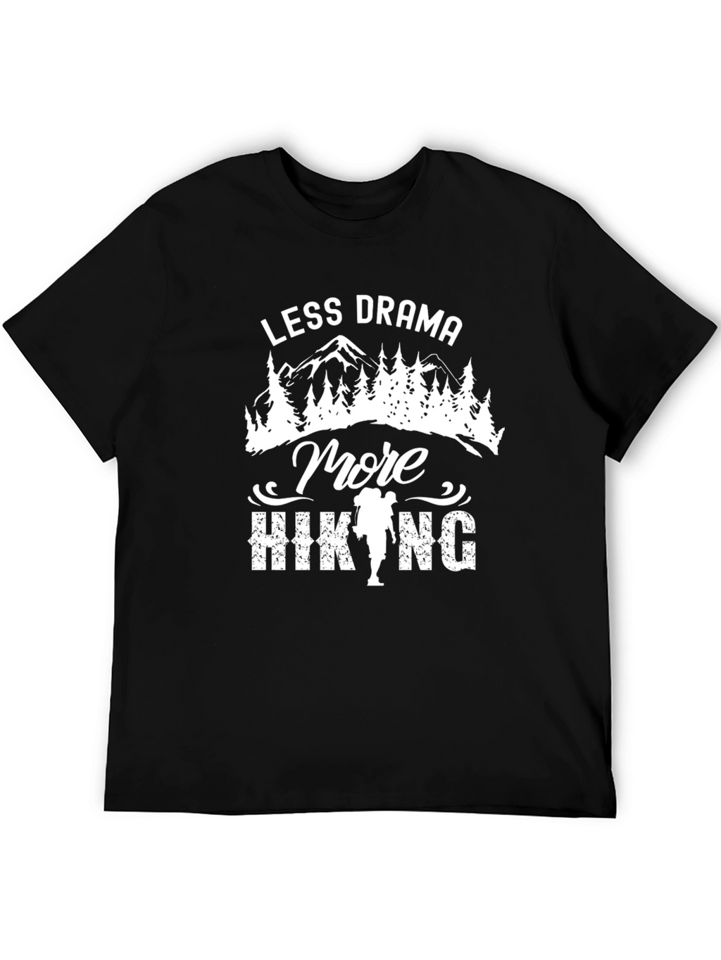 Less Drama More Hiking Graphic Tee