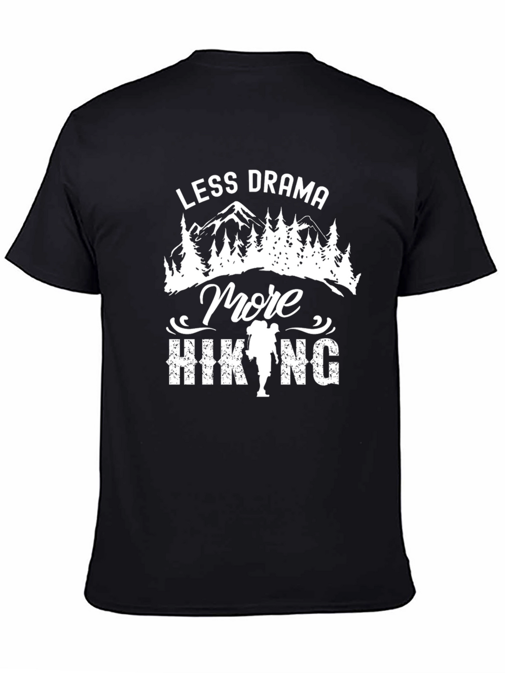 Less Drama More Hiking Graphic Tee