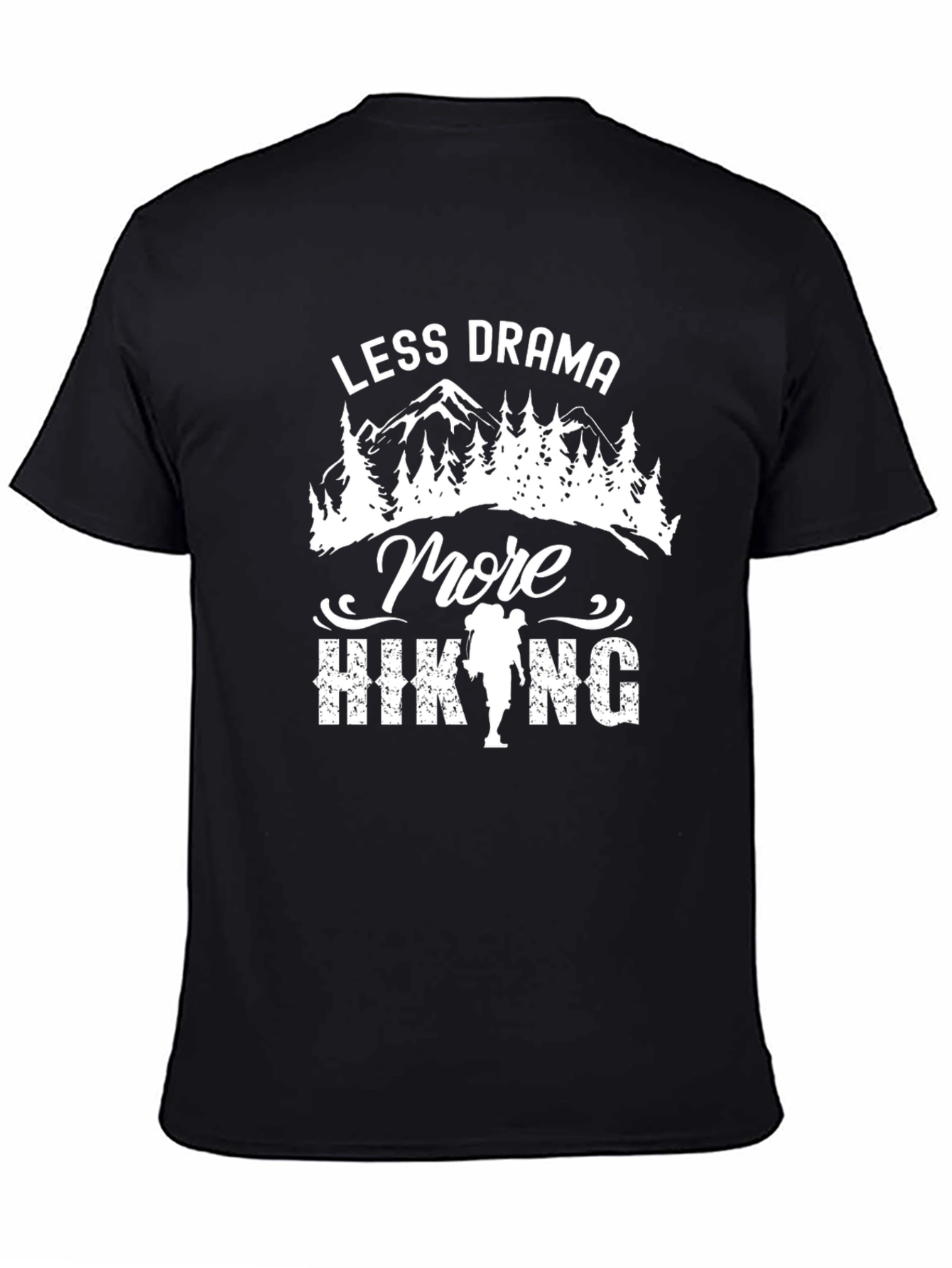 Less Drama More Hiking Graphic Tee