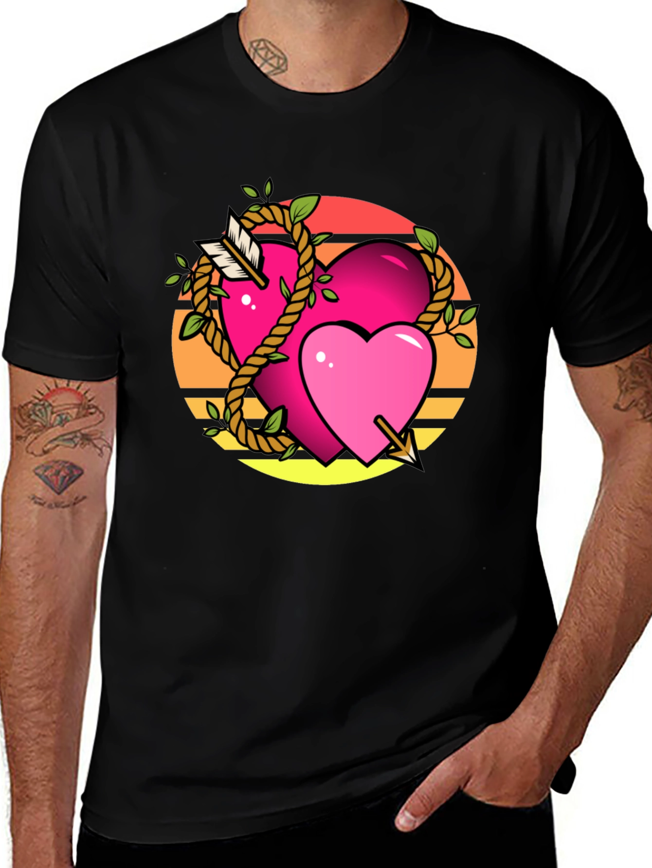 Heart Arrow Graphic Tee