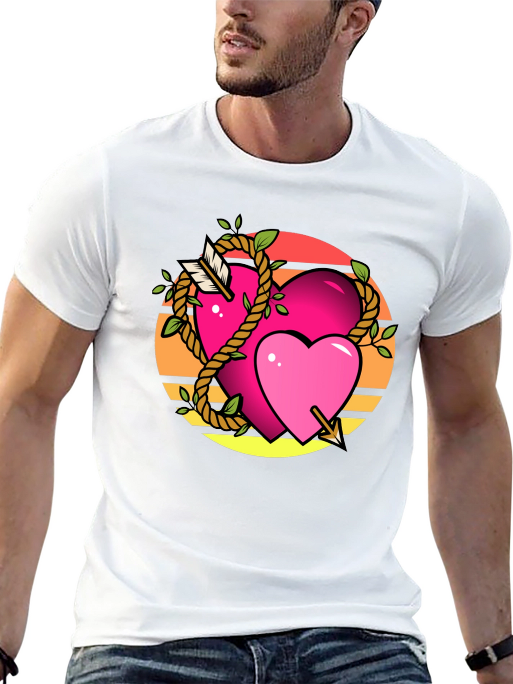 Heart Arrow Graphic Tee