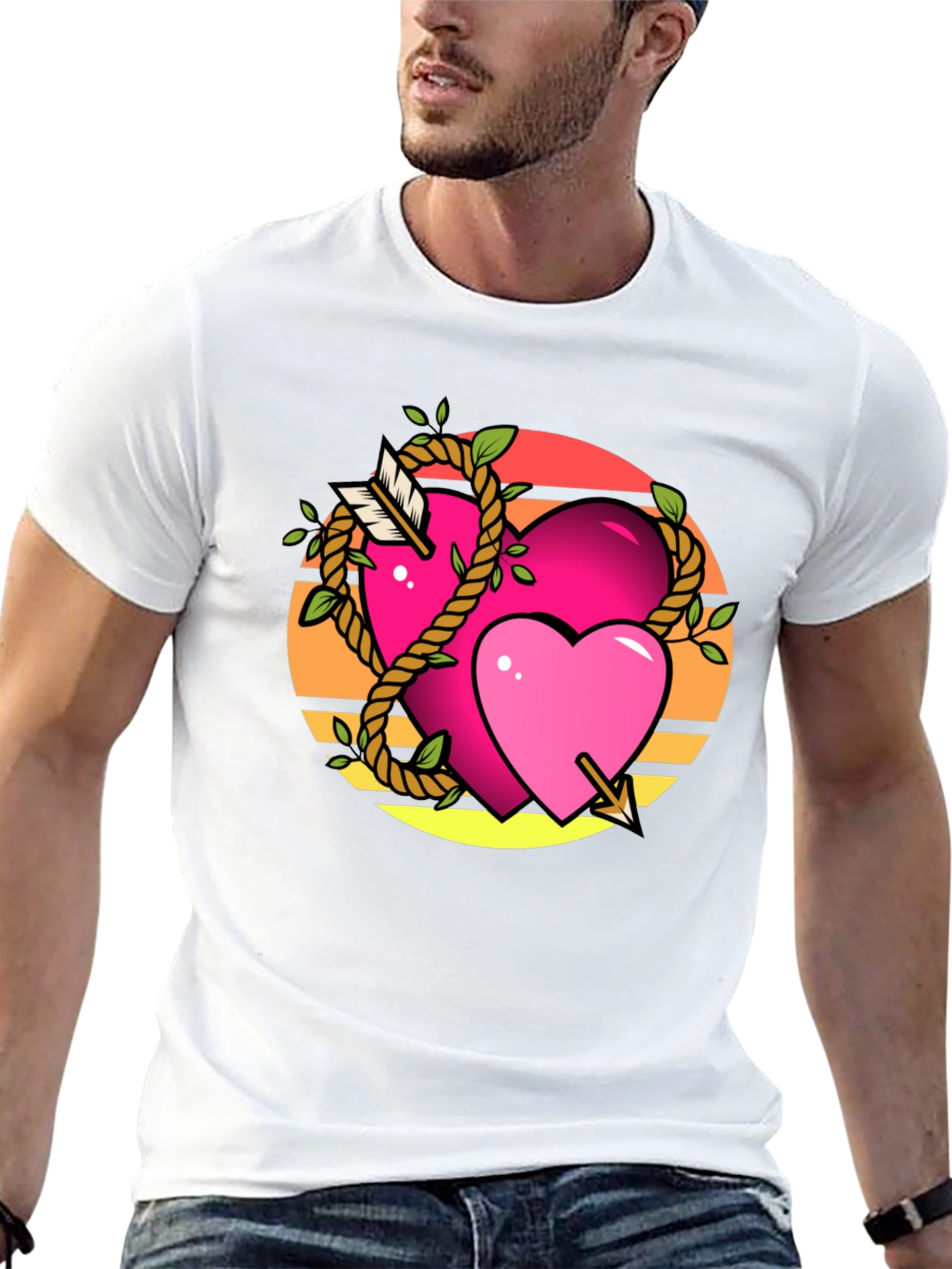 Heart Arrow Graphic Tee