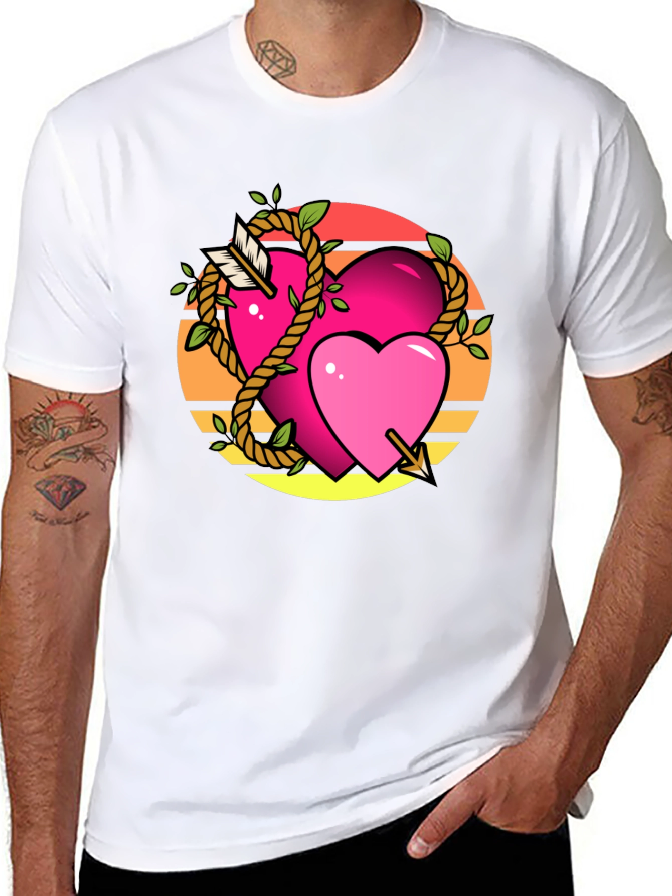 Heart Arrow Graphic Tee