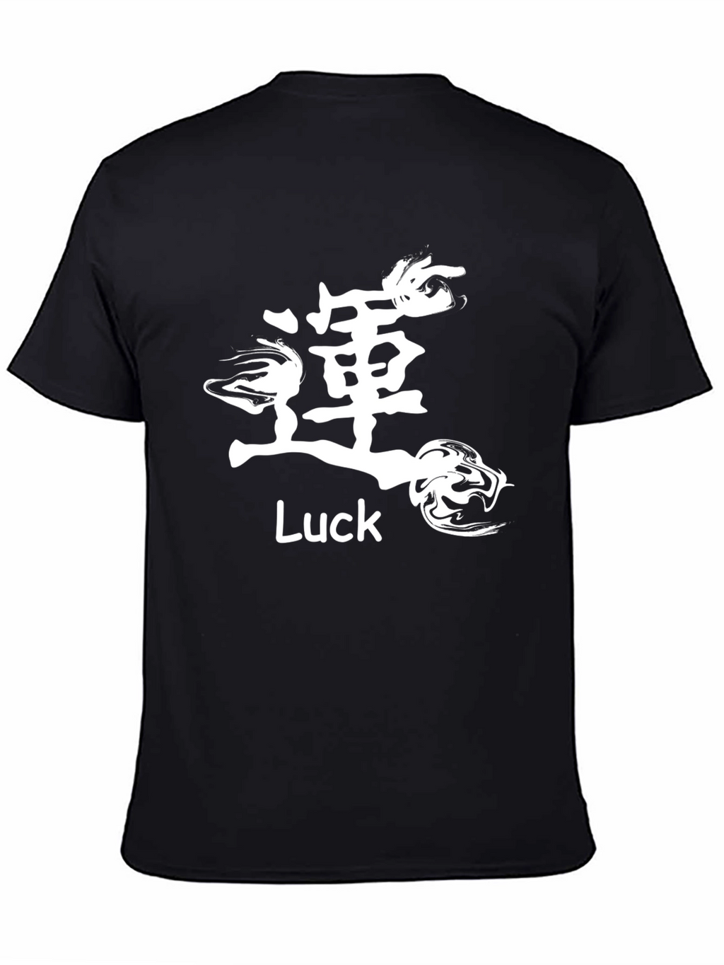Luck Kanji Graphic T-Shirt