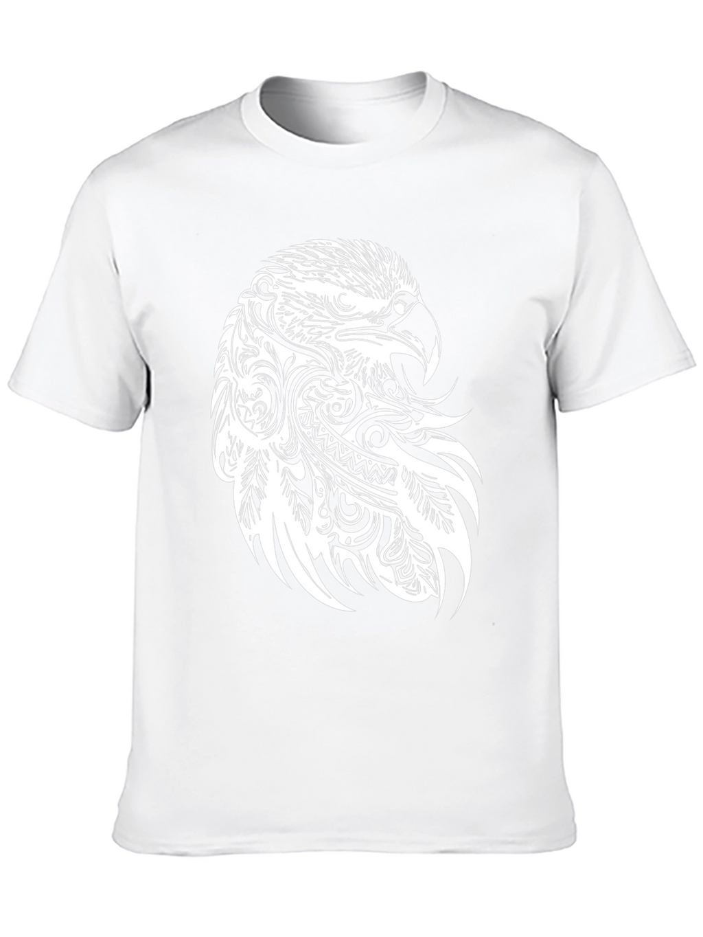 Eagle Tribal Art Black T-Shirt