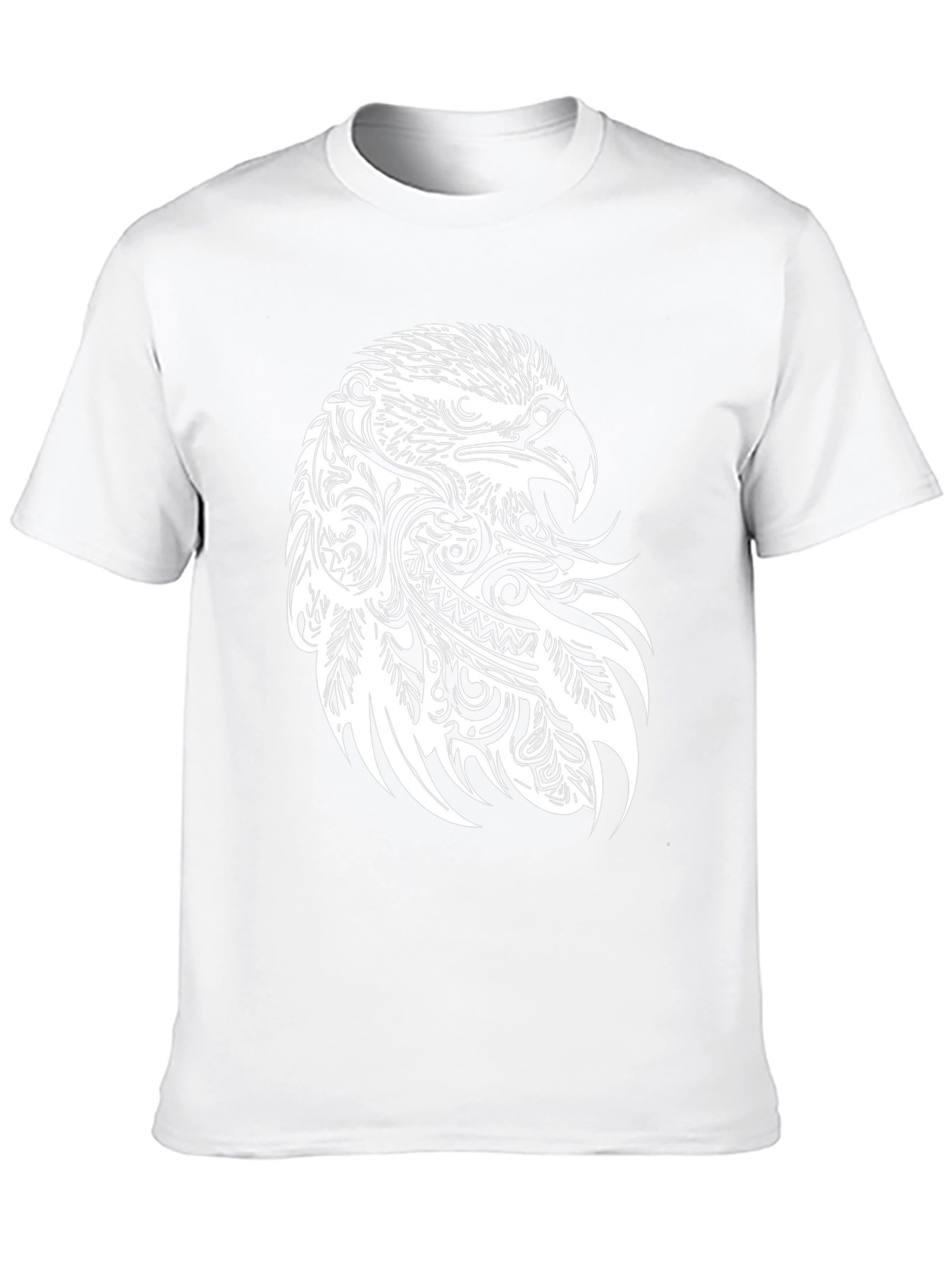 Eagle Tribal Art Black T-Shirt