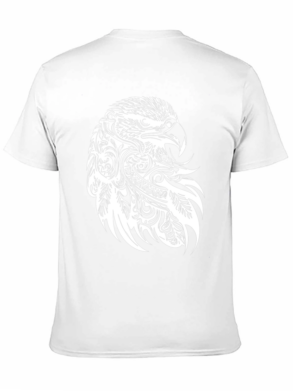 Eagle Tribal Art Black T-Shirt