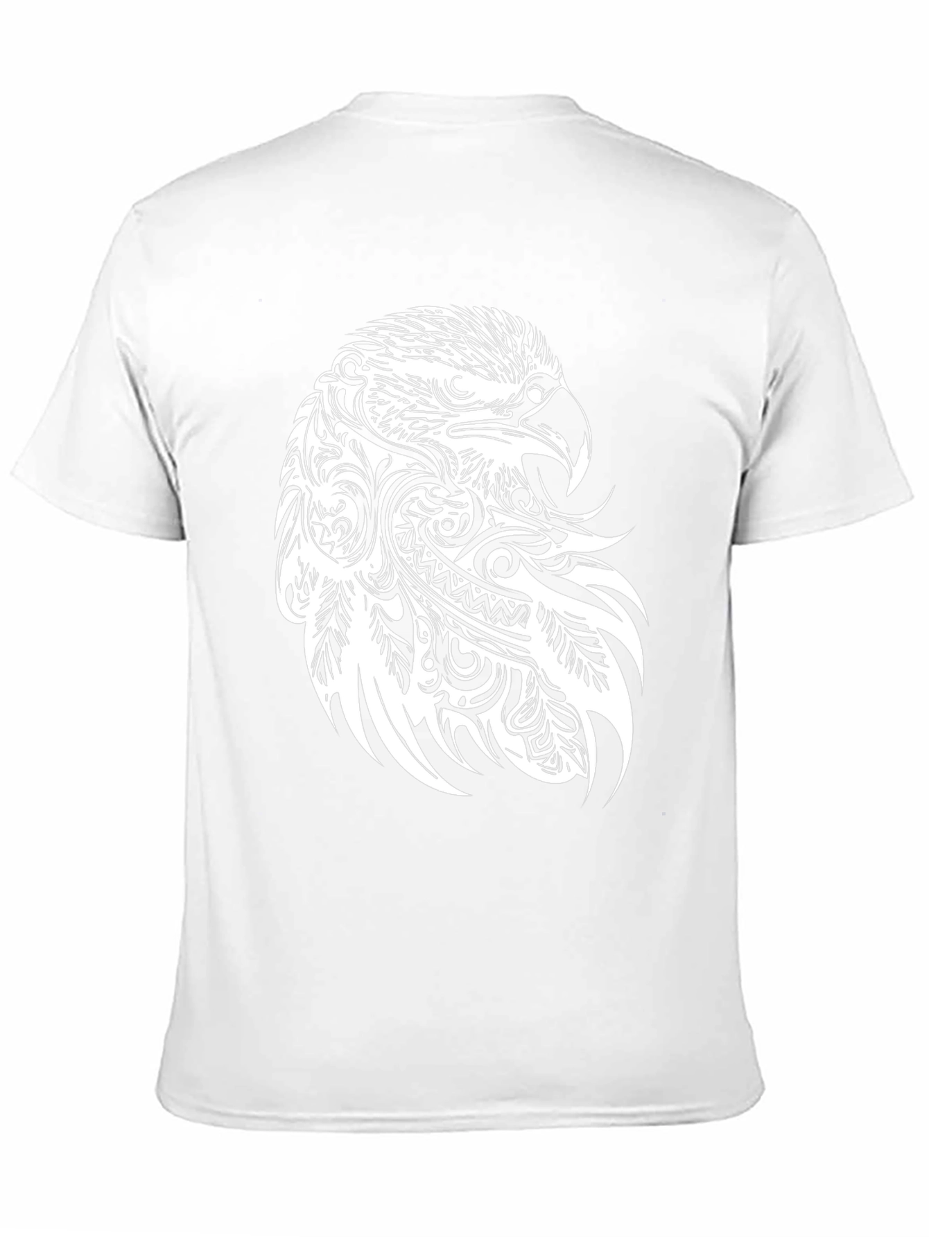 Eagle Tribal Art Black T-Shirt