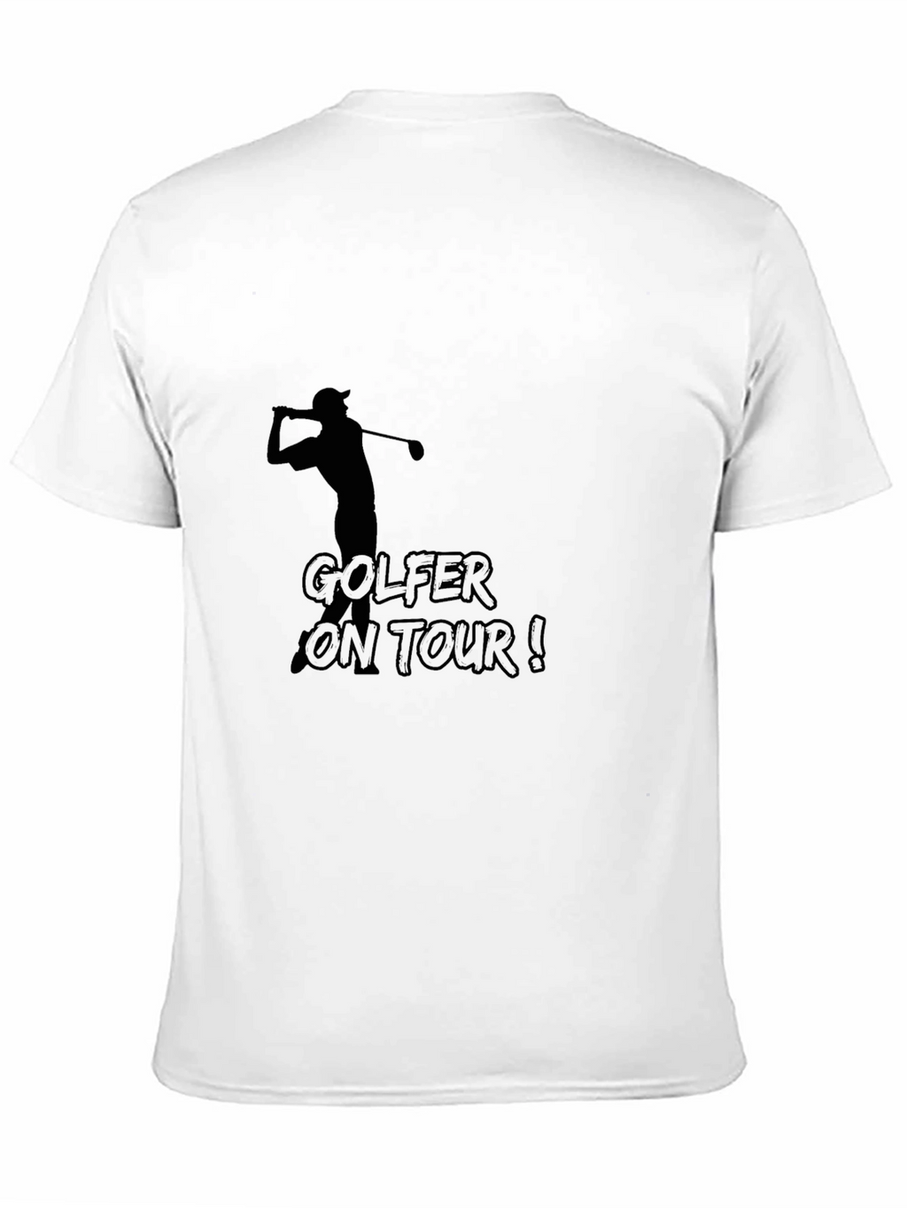 Golfer on Tour! Black Graphic Tee