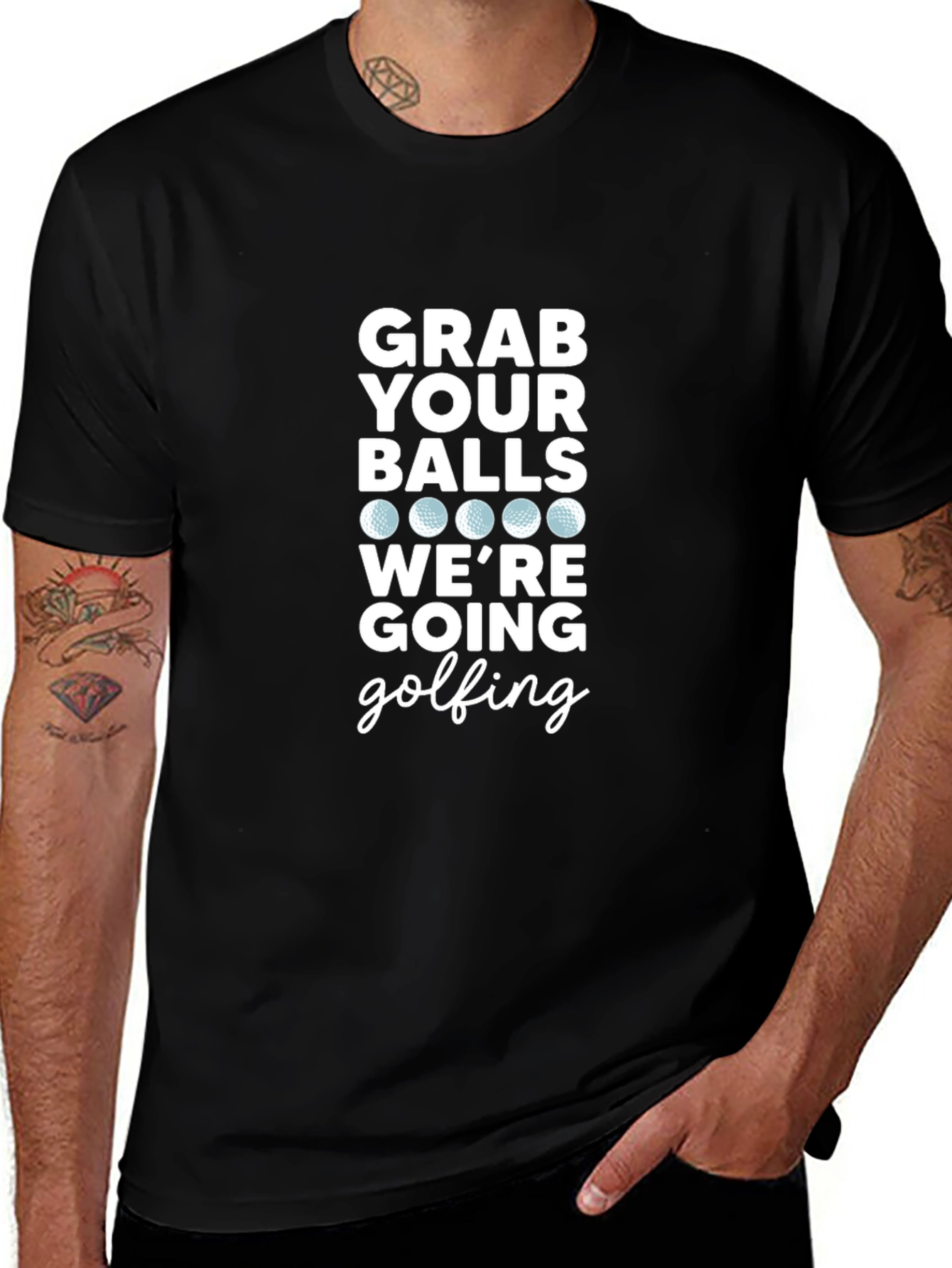 Grab Your Balls Golfing T-Shirt - Funny Golf Apparel