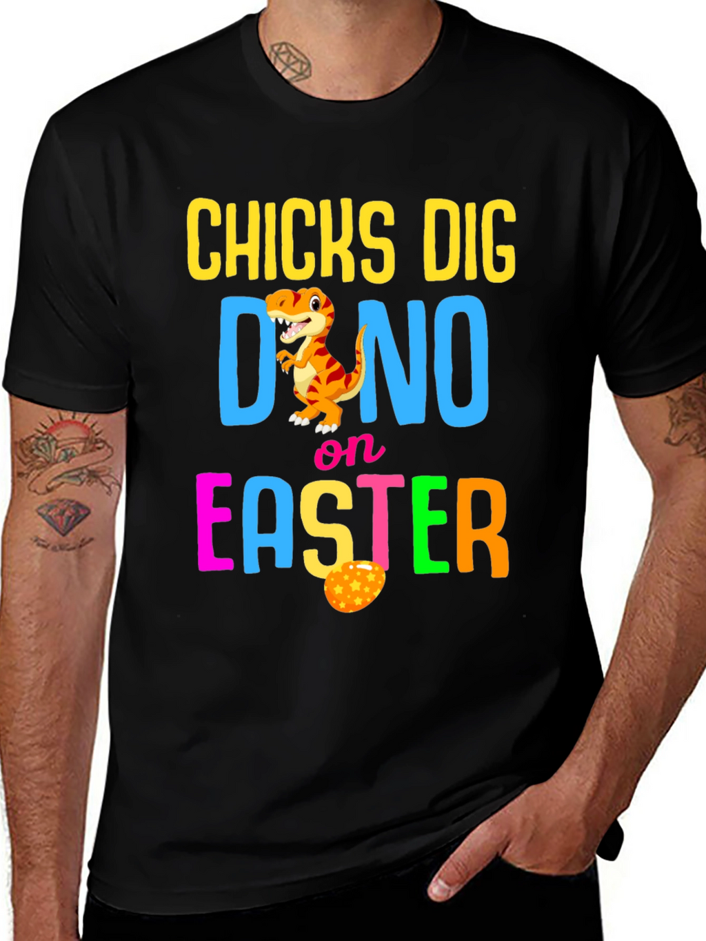 Funny Easter Dino T-Shirt