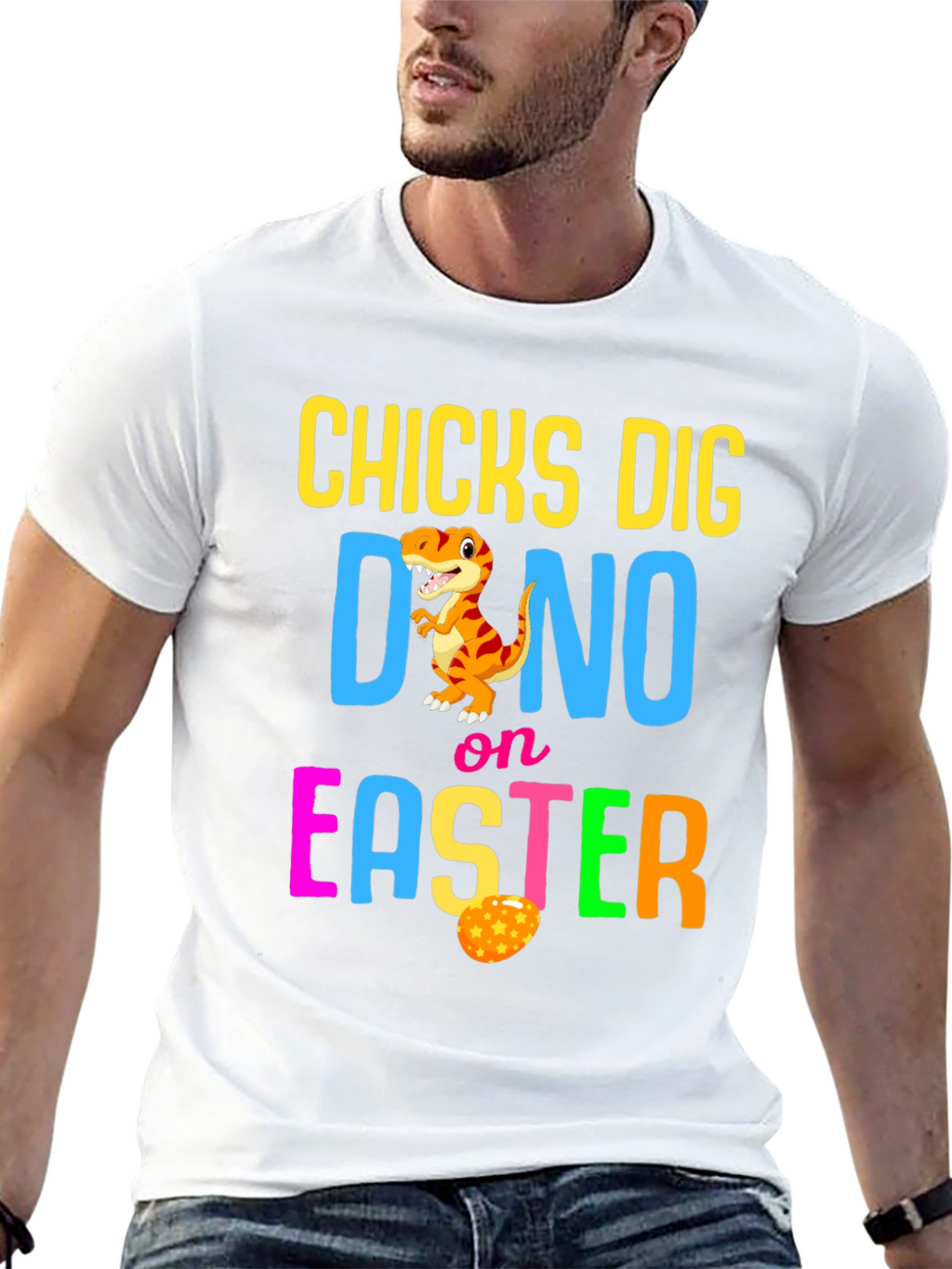 Funny Easter Dino T-Shirt
