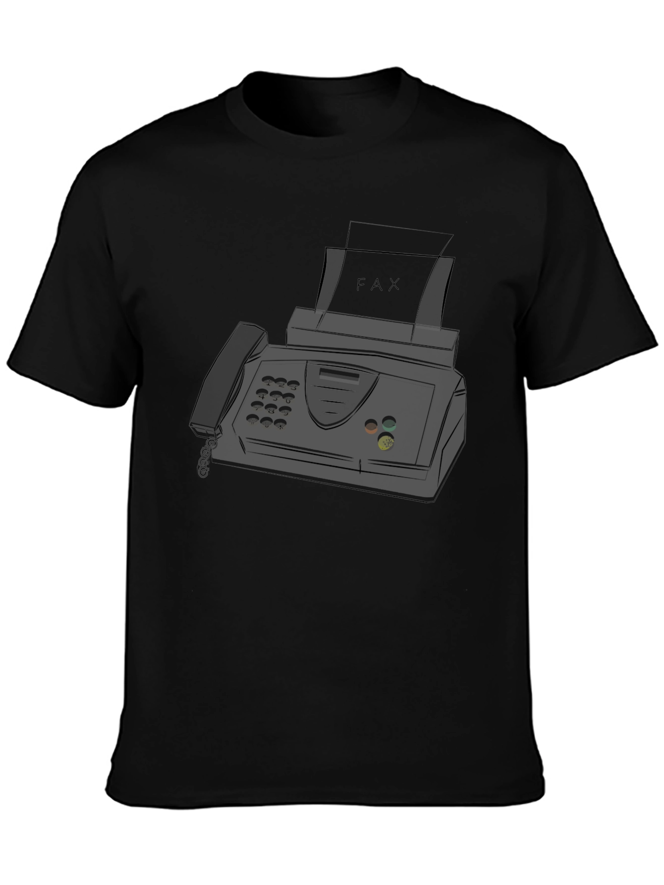 Fax Machine T-Shirt - Retro Office Humor Tee