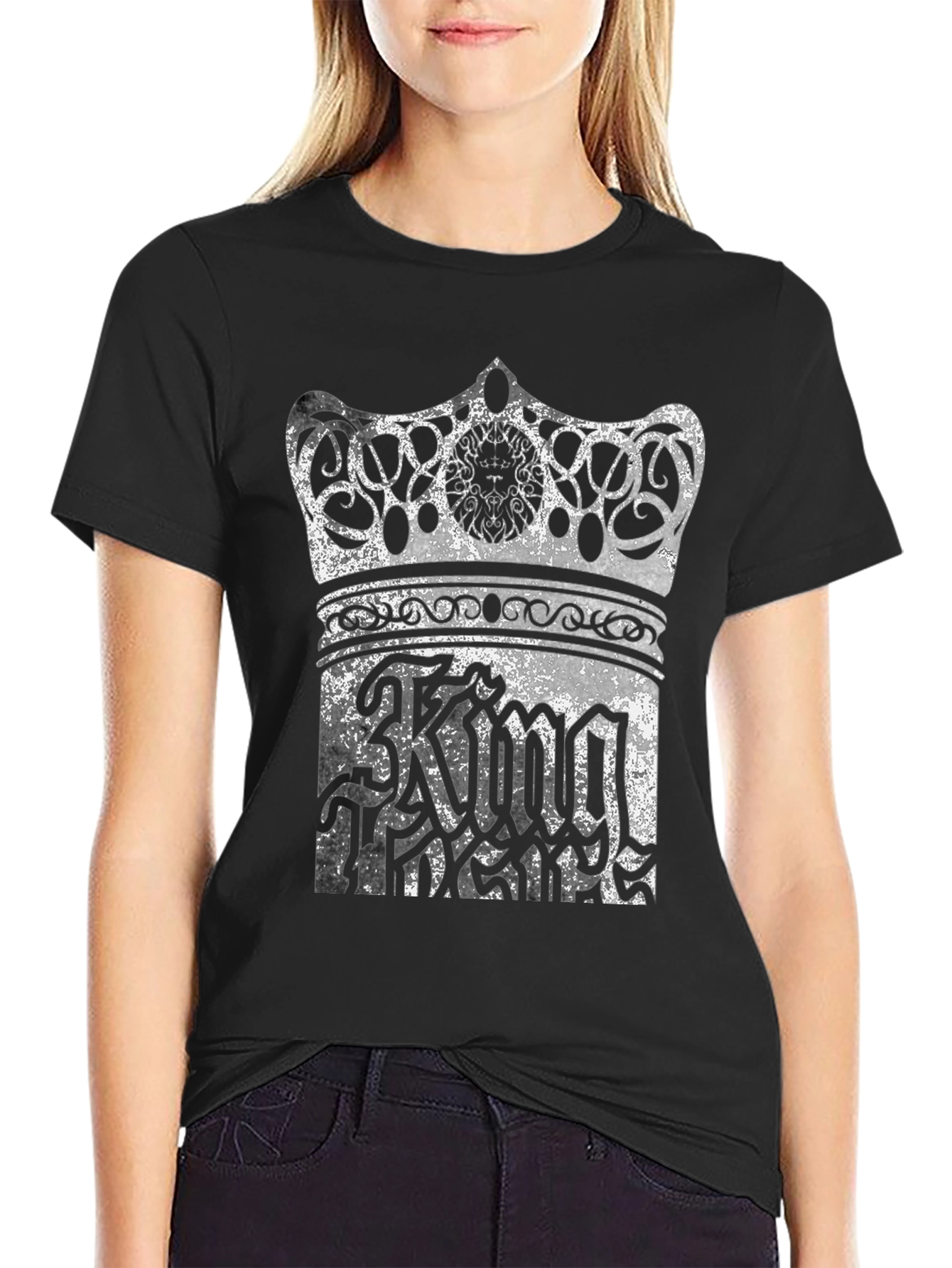 King Throne Graphic Tee - Black T-Shirt