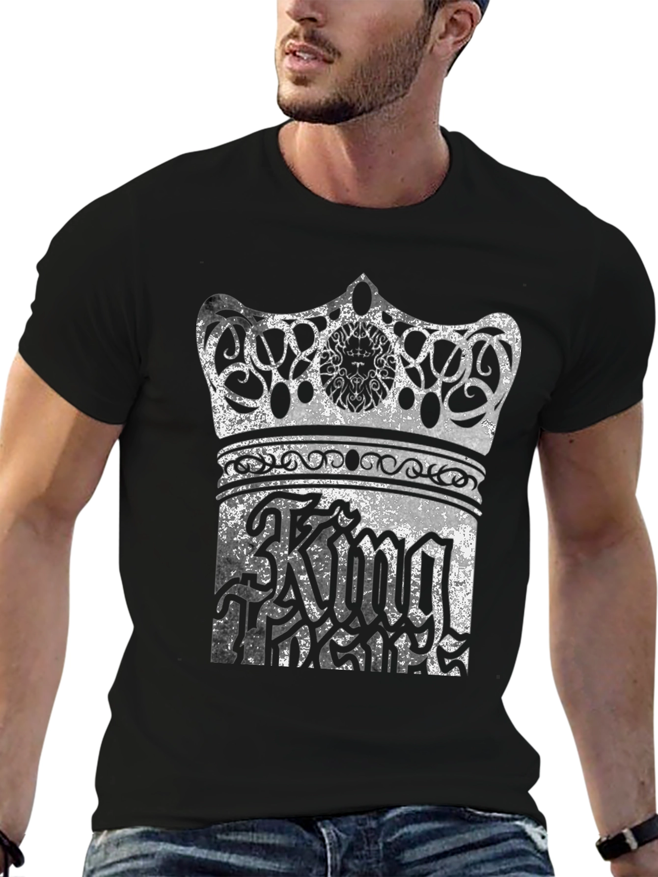 King Throne Graphic Tee - Black T-Shirt